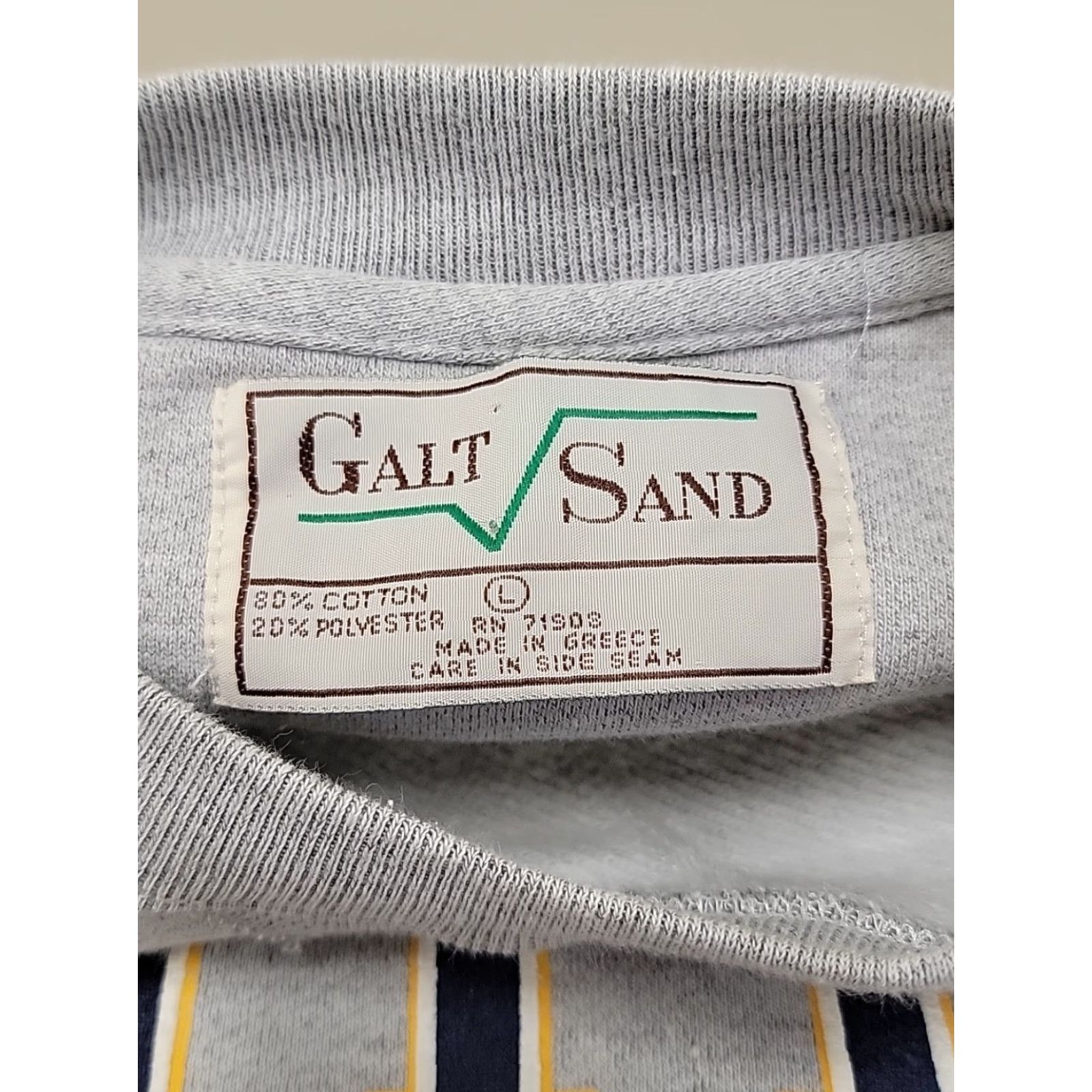 Vintage VINTAGE Galt Sand Notre Dame Fighting Irish Gray Mens Size L Sweatshirt Size US L / EU 52-54 / 3 - 7 Thumbnail