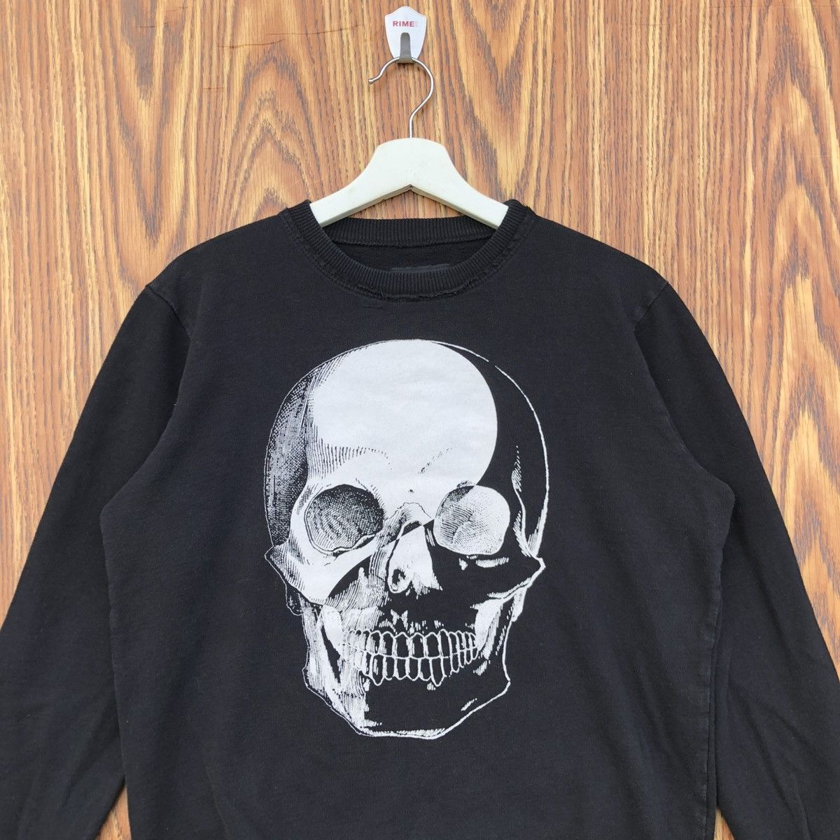 Rude Vintage Big Skull Head By Rude Pullover Sweatshirt Size US S / EU 44-46 / 1 - 3 Thumbnail
