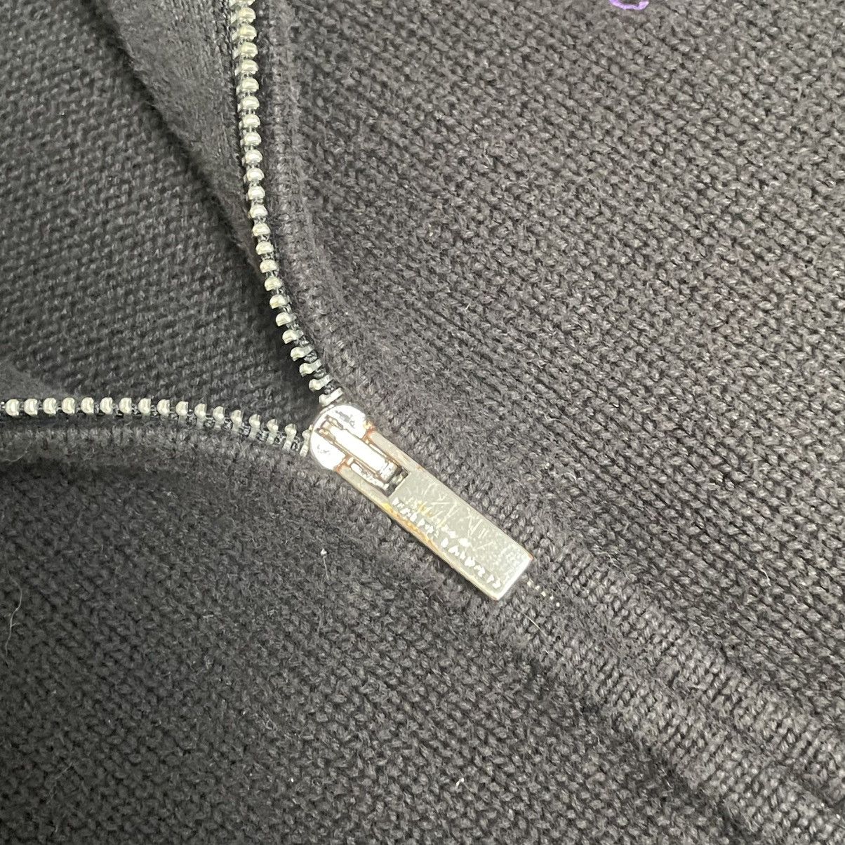 Designer Vintage Women’s Zip Up Cable Knit from 2000s OLD MONEY Size M / US 6-8 / IT 42-44 - 7 Thumbnail