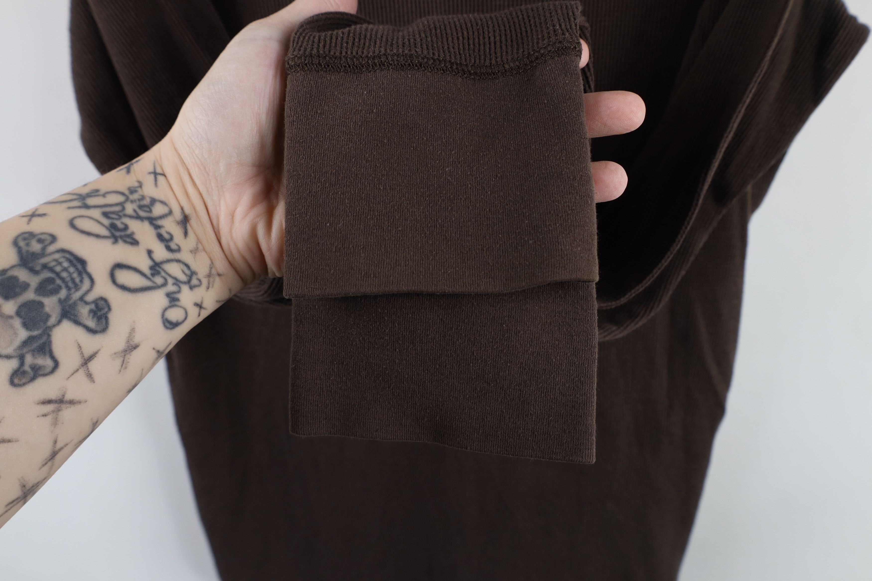 Gap × Vintage Vintage Gap Thermal Waffle Knit Long Sleeve T-Shirt Brown Size US M / EU 48-50 / 2 - 6 Thumbnail