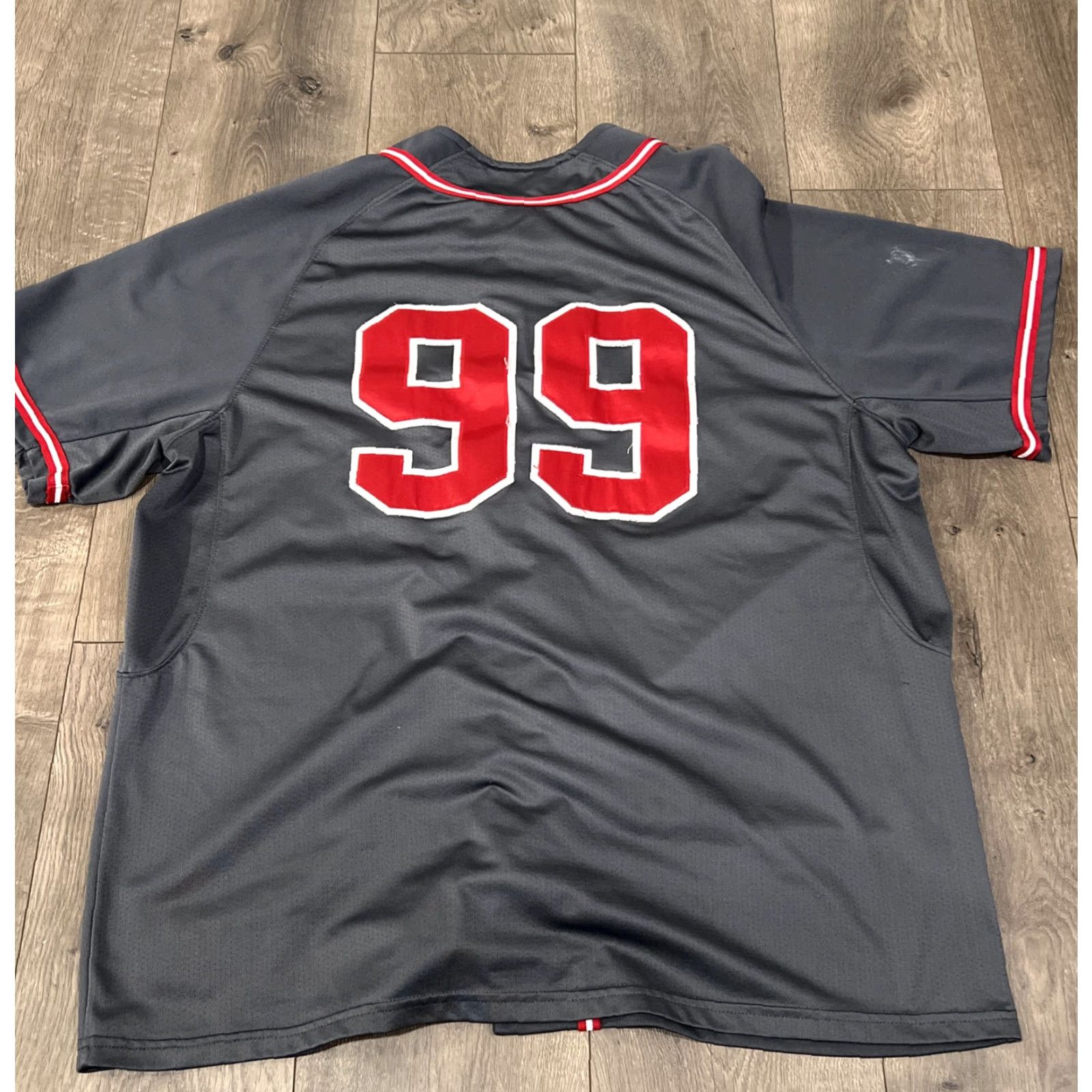 Vintage VINTAGE RARE Whoridas Southpaw Records BASEBALL Jersey Alleson XL Size US XL / EU 56 / 4 - 6 Thumbnail