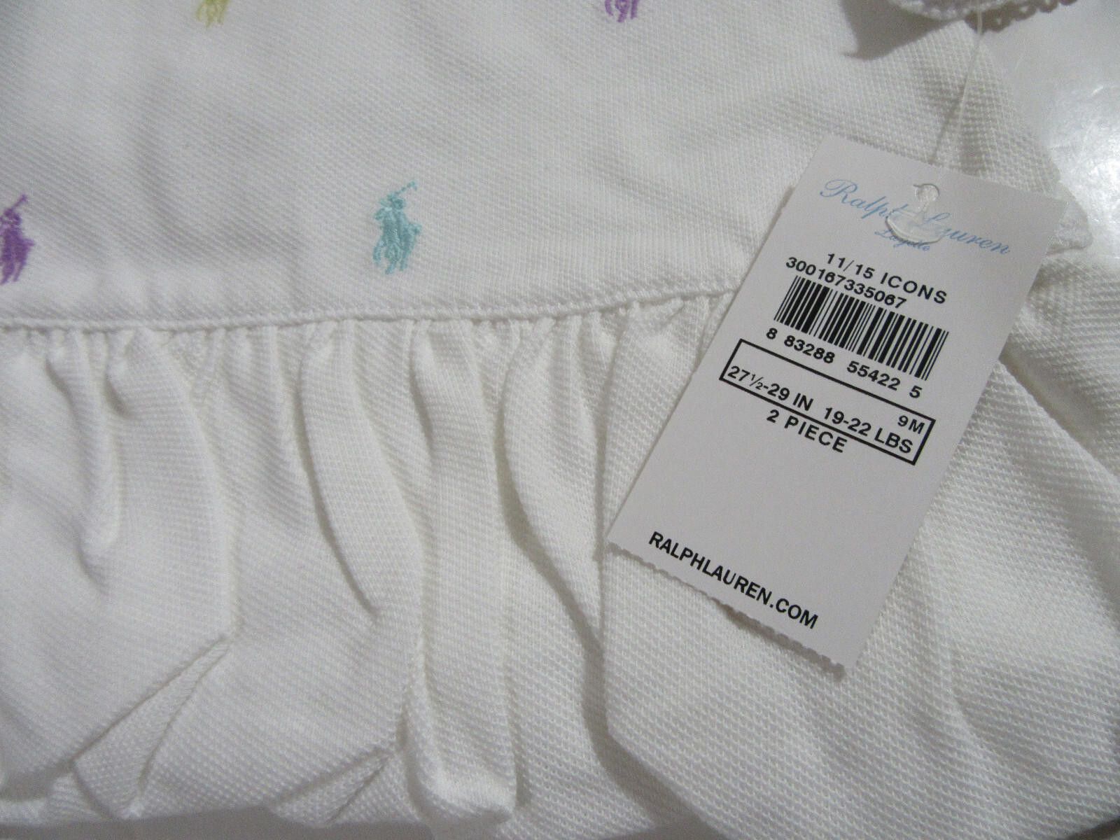 Polo Ralph Lauren Polo Ralph Lauren Girls Dress White 9 Months NWT Size ONE SIZE - 3 Thumbnail