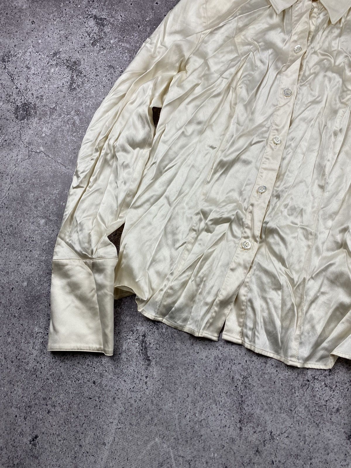 Escada × Vintage Vintage Y2K luxury designer escada silk T-shirt+skirt Size XS / US 0-2 / IT 36-38 - 2 Thumbnail