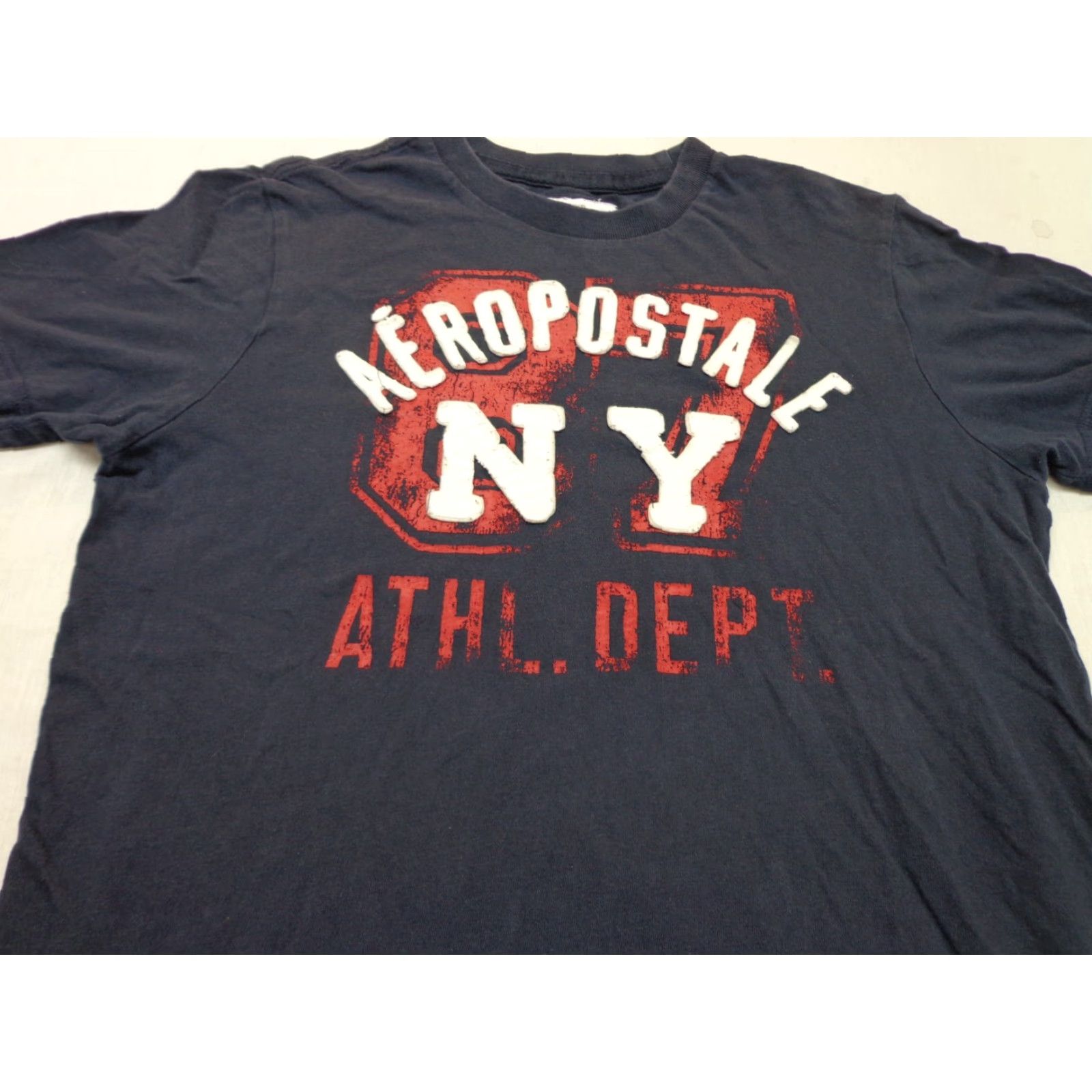 Aeropostale Aeropostale T Shirt Aero NY Athl. Dept Size Medium Blue Crew Neck Short Sleeve Mens Regular Cotton 87 Aero NYC 87 Size US M / EU 48-50 / 2 - 2 Thumbnail