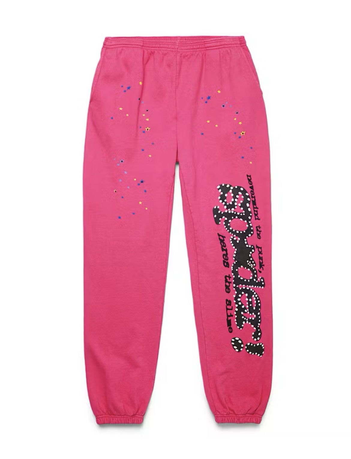Sp5der YOUNG THUG PINK SP5DER V2 SWEATPANTS SIZE SMALL Size US 28 / EU 44 - 1 Thumbnail