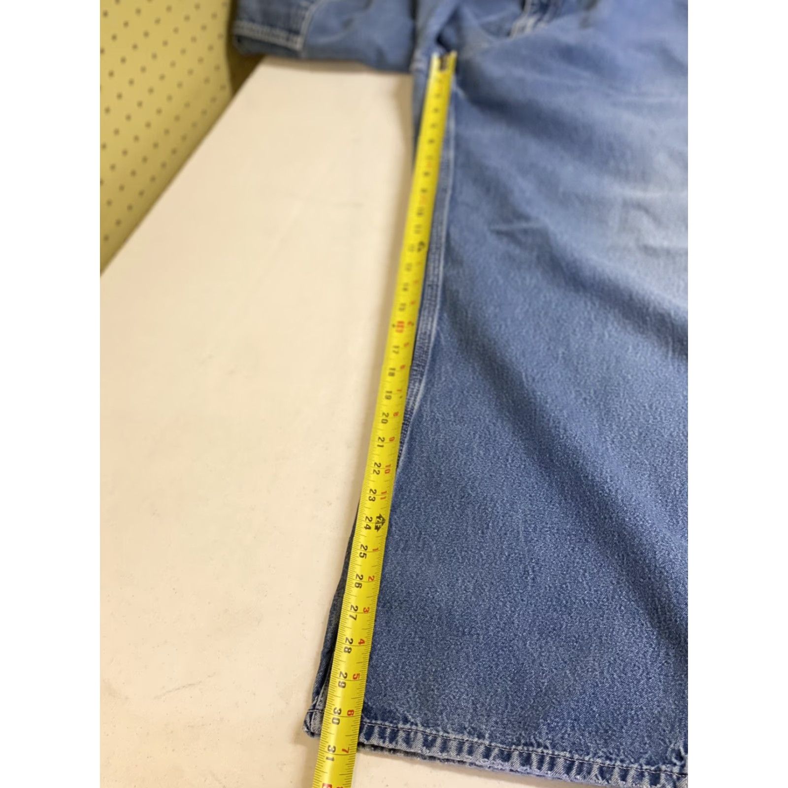 Carhartt VINTAGE Carhartt Jeans 42X32 Men’s Relaxed Fit Denim Blue Workwear B160DST Regular 100% Cotton Size US 42 / EU 58 - 7 Thumbnail