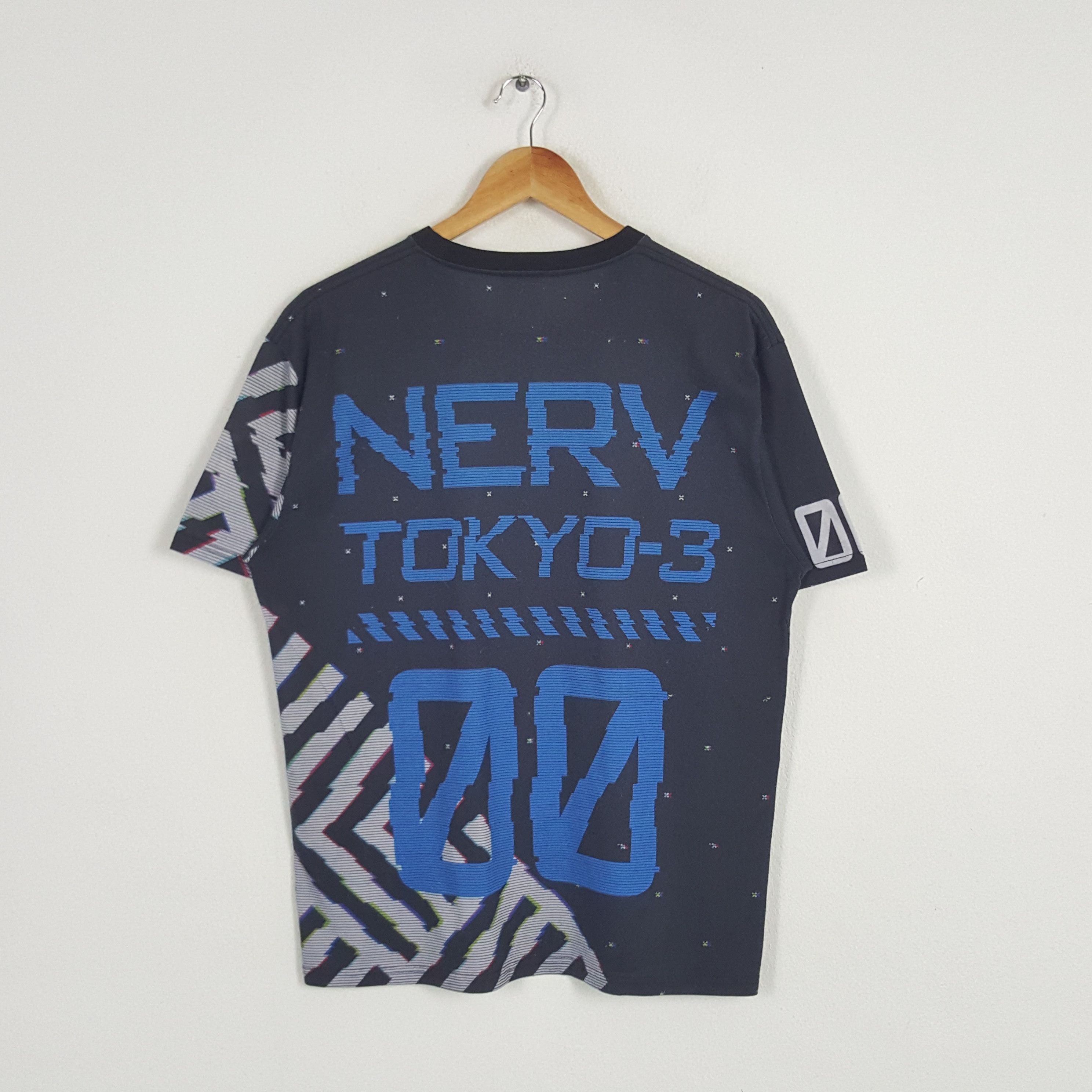 Japanese Brand × Vintage Vintage Evangelion Nerv Tokyo-3 Anime Glitch Design Tshirt Size US L / EU 52-54 / 3 - 1 Thumbnail