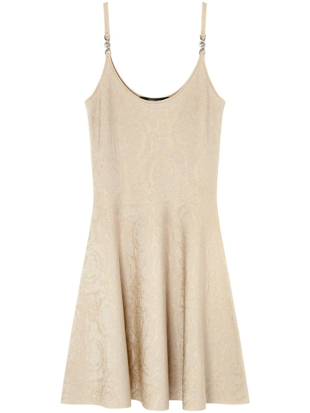 Versace BAROCCO TEXTURE SHORT DRESS Size S / US 4 / IT 40 - 1 Thumbnail