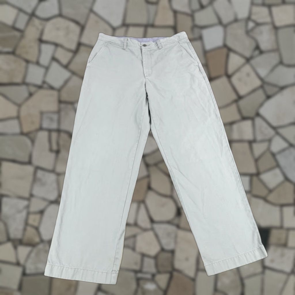 Vintage VINTAGE L.L. Bean Pants Mens 34x30 Cotton Chino Straight Leg Casual Workwear Size US 34 / EU 50 - 1 Thumbnail