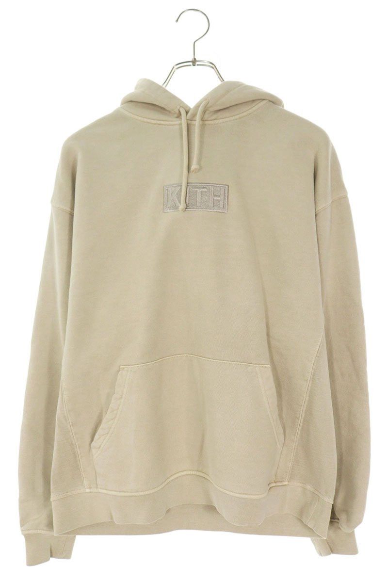 Kith Kith Logo Pullover Hoodie Beige Size M Size US M / EU 48-50 / 2 - 1 Thumbnail