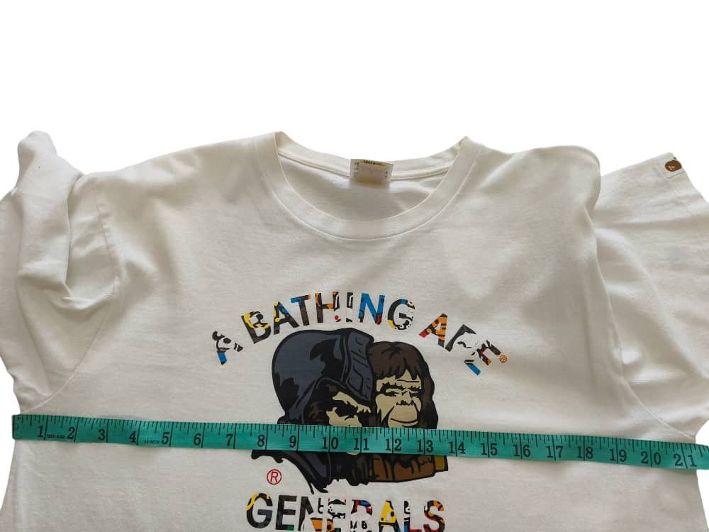 Bape A Bathing Ape Generals Tee Size US L / EU 52-54 / 3 - 7 Thumbnail