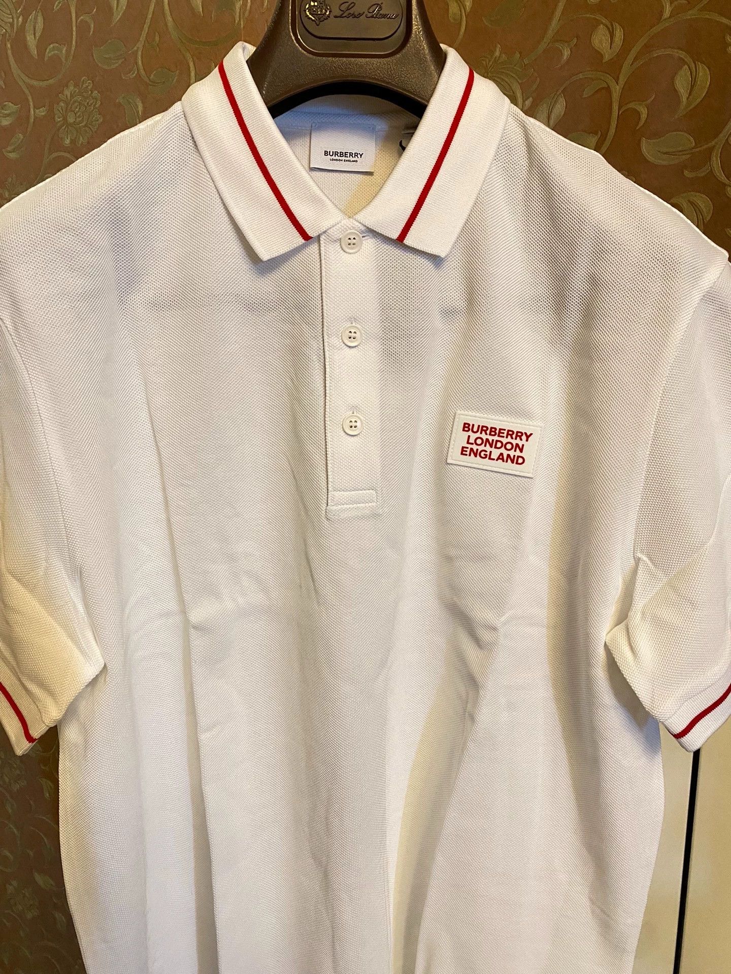 Burberry Burberry TB Placket Short Sleeve Polo Shirt XL Size US XL / EU 56 / 4 - 3 Thumbnail