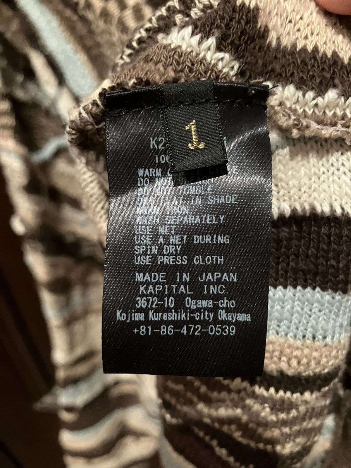 Kapital Kapital Gaudy knit sweater Size US S / EU 44-46 / 1 - 4 Thumbnail