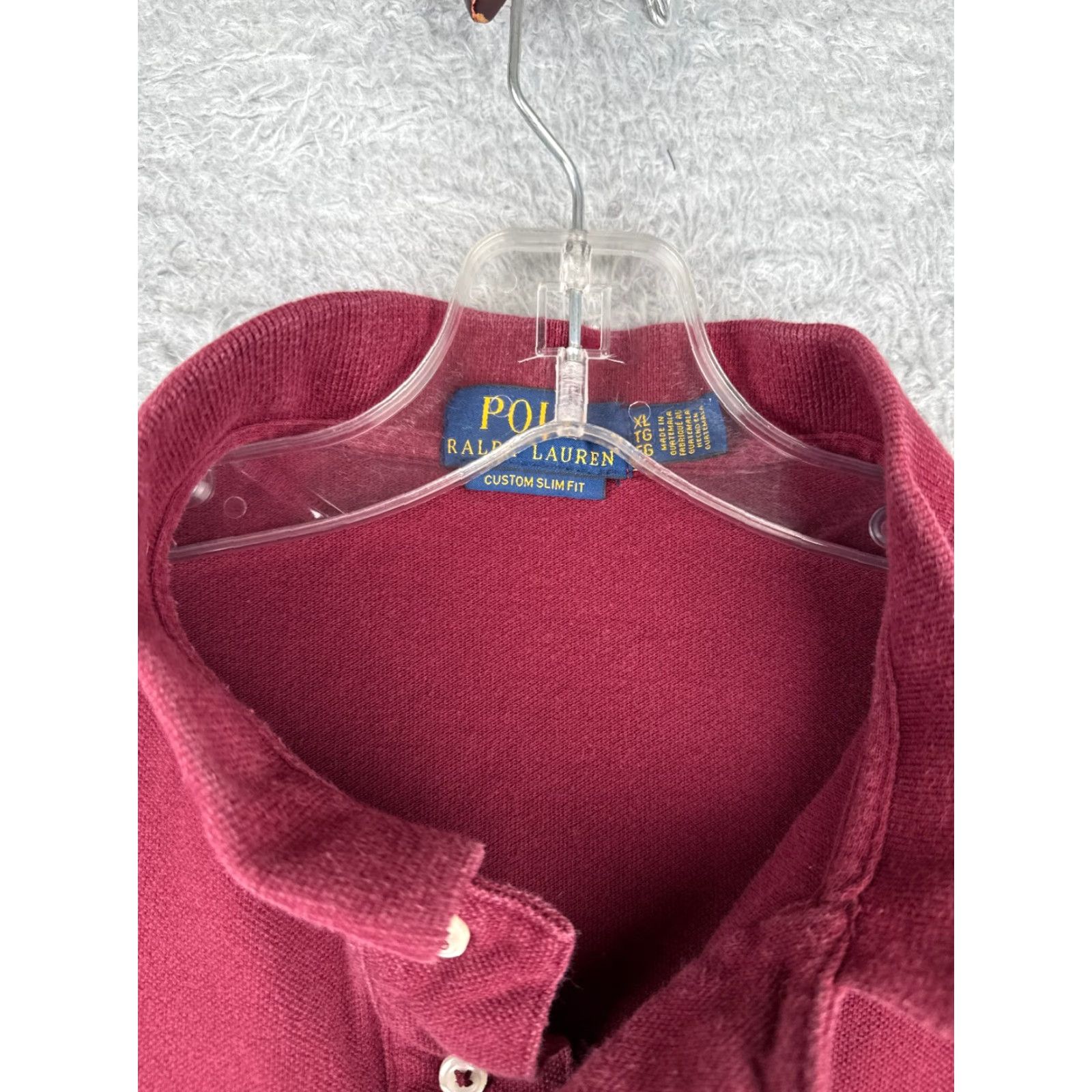 Ralph Lauren Polo Ralph Lauren Slim Fit Polo Shirt Men XL Red Cotton Short Sleeve Activewear Size US XL / EU 56 / 4 - 7 Thumbnail