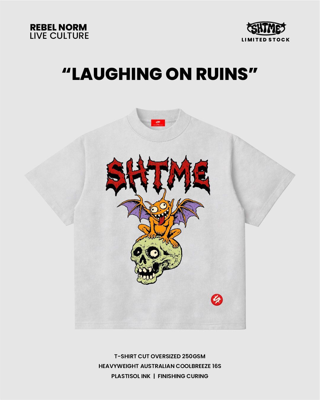 Other SHTME - LAUGHING ON RUINS TEE Size US S / EU 44-46 / 1 - 1 Thumbnail