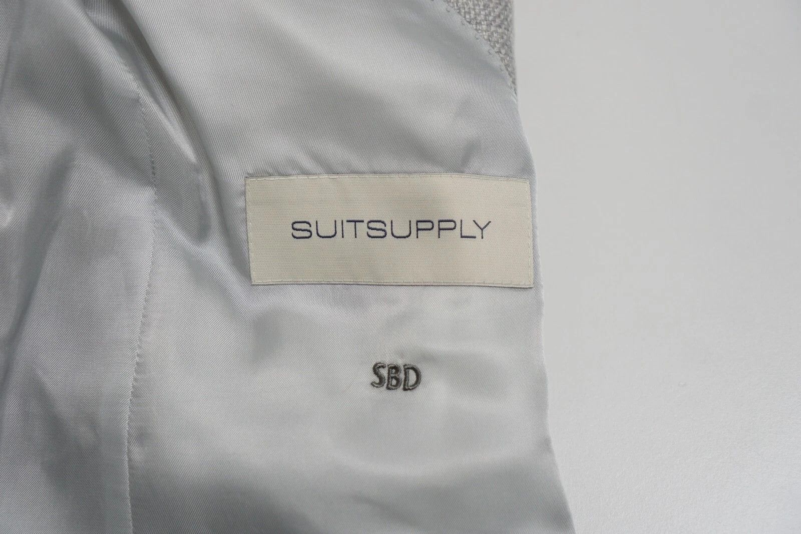 Suitsupply Men Suitsupply Blazer Linen Wool Grey Ermenegildo Zegna US34 Size 34R - 4 Thumbnail