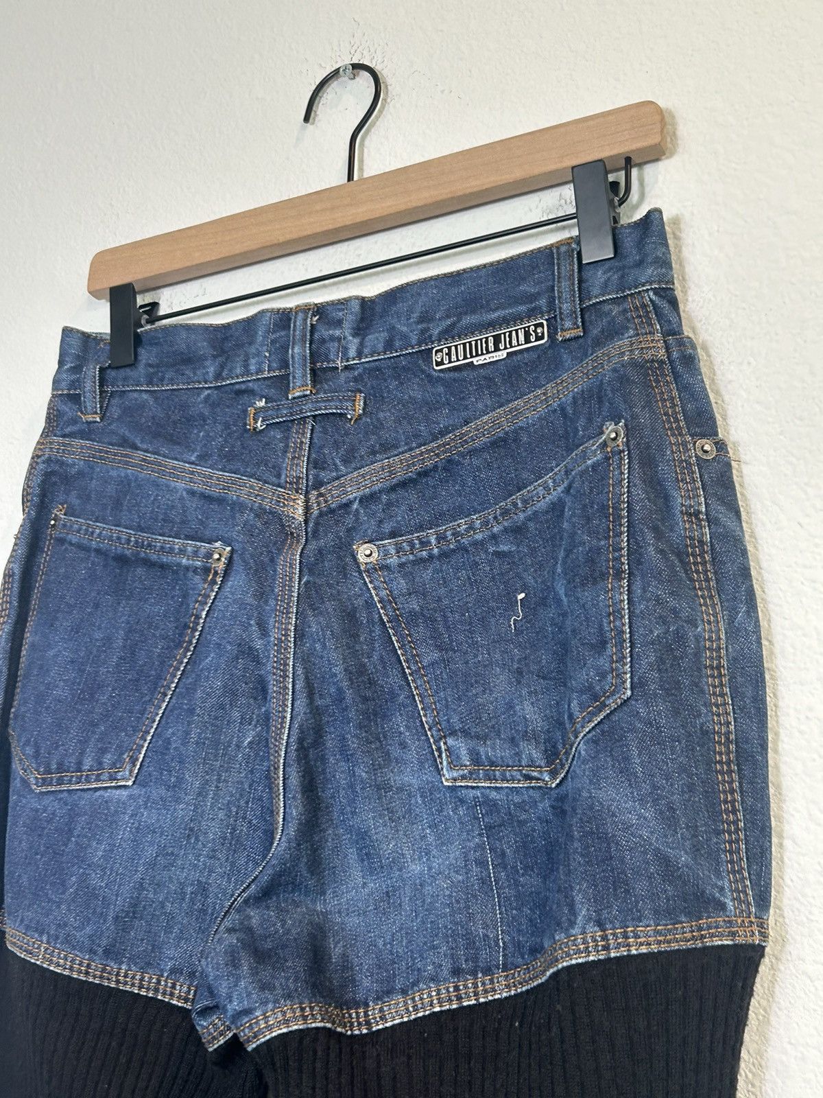 Jean Paul Gaultier Hybrid knit Skinny Jeans Size 30" / US 8 / IT 44 - 4 Thumbnail