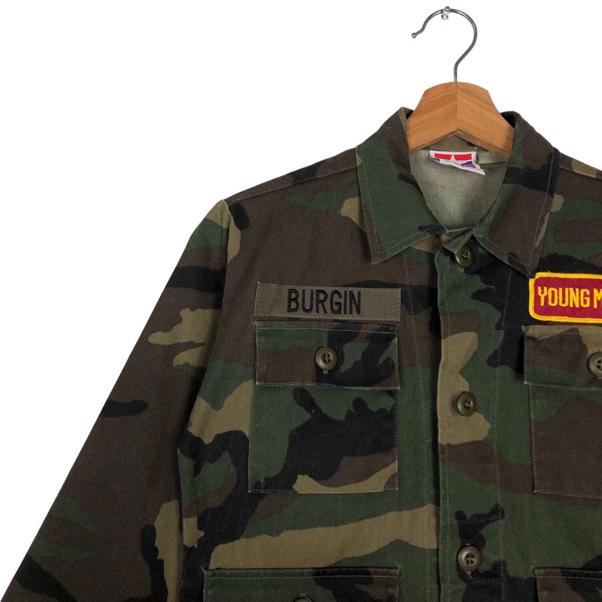 Japanese Brand 🔥Vintage Chore Camouflage Military Kids Jacket Size US M / EU 48-50 / 2 - 7 Thumbnail