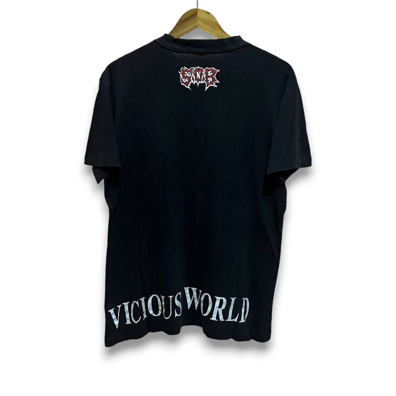 Band Tees Vintage 90s Sabotage Organized Barbarian S.O.B. T Shirt Size US M / EU 48-50 / 2 - 2 Thumbnail
