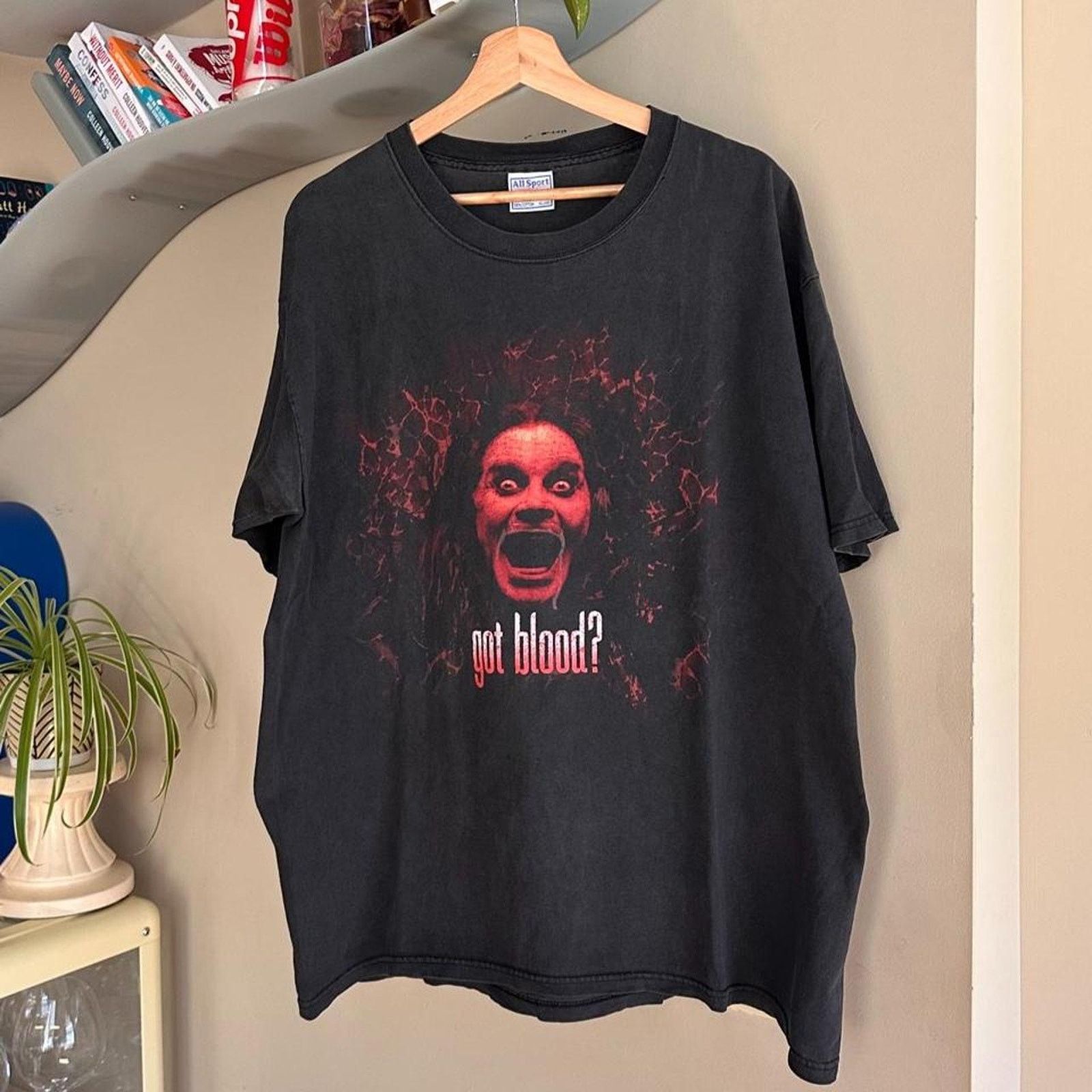 Band Tees × Ozzy Osbourne Vintage Ozzy Osbourne Got Blood Shirt Size US XL / EU 56 / 4 - 1 Thumbnail