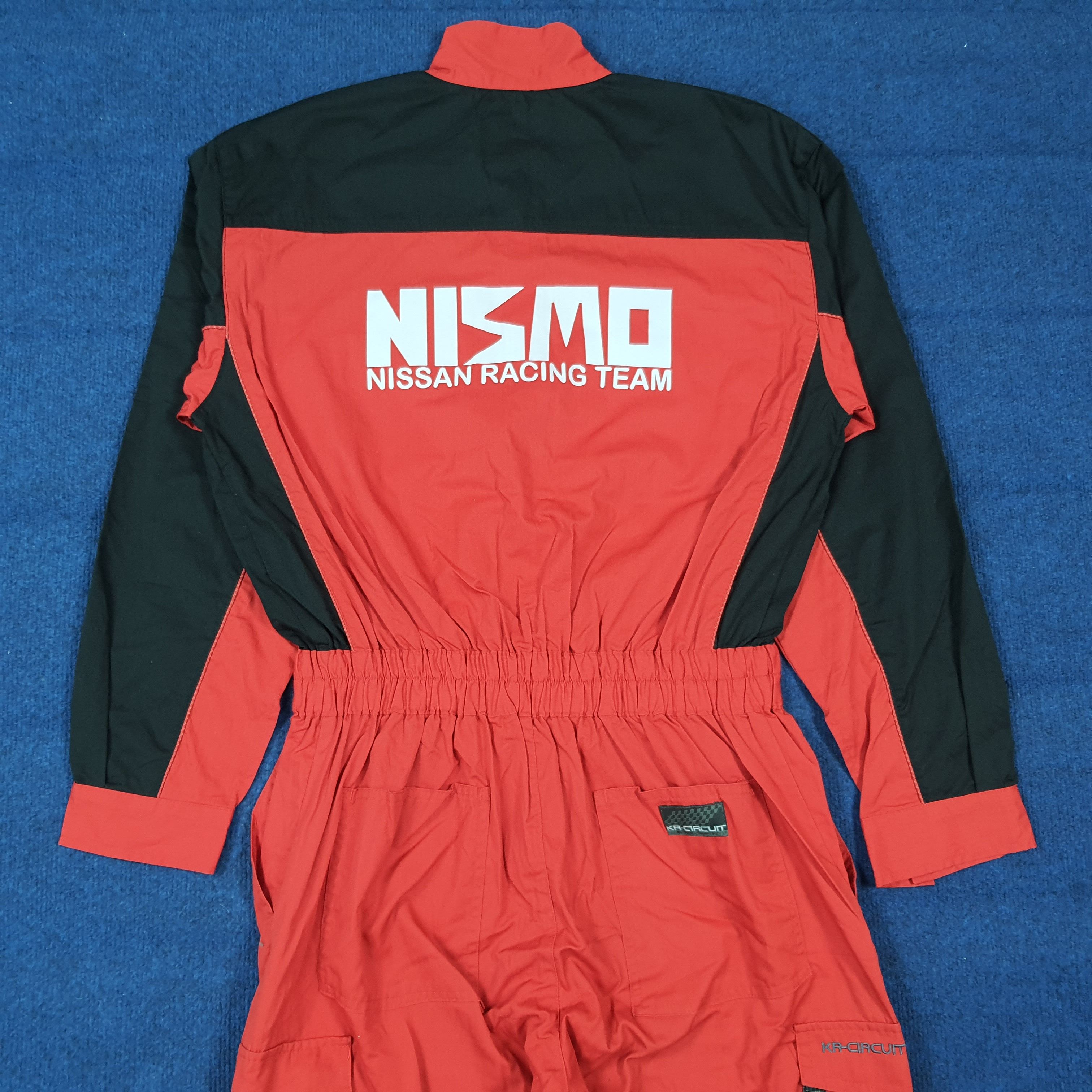 Japanese Brand Vintage NISMO Nissan Racing Team Coverall Jumpsuit C284N10 Size US M / EU 48-50 / 2 - 1 Thumbnail