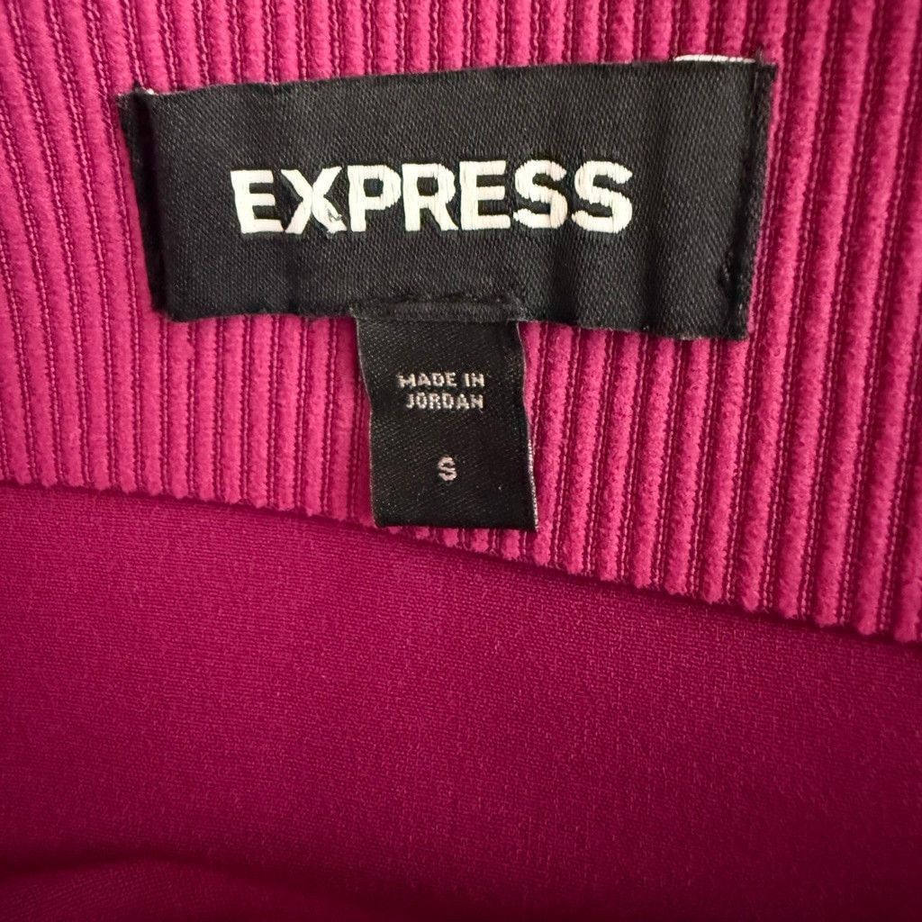 Express Express Y2K style mini skirt dark hot pink 2 front pockets S Size 27" / US 4 / IT 40 - 6 Thumbnail