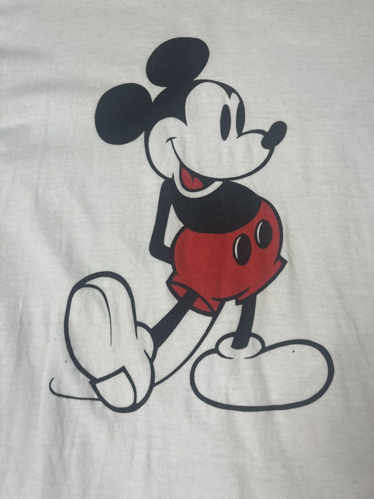 Mickey Mouse Vintage Mickey Mouse Big Logo Blue Ringer Size US XL / EU 56 / 4 - 10 Thumbnail