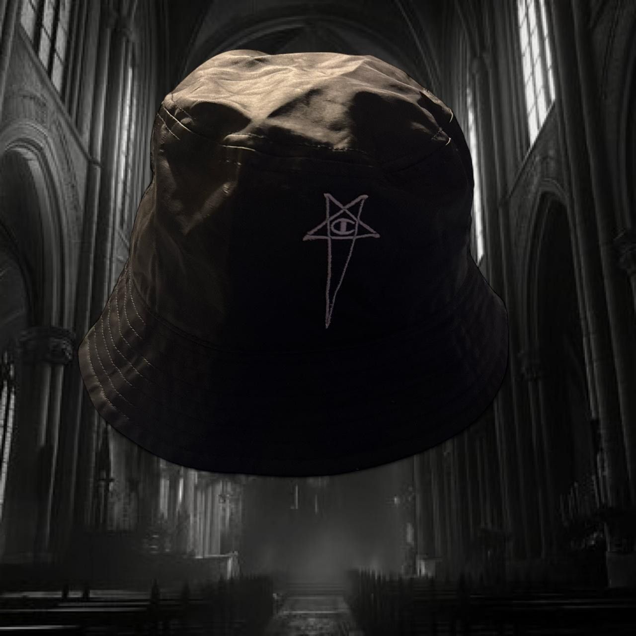 Champion × Rick Owens Rick Owens X Champion Bucket Hat Size ONE SIZE - 1 Thumbnail
