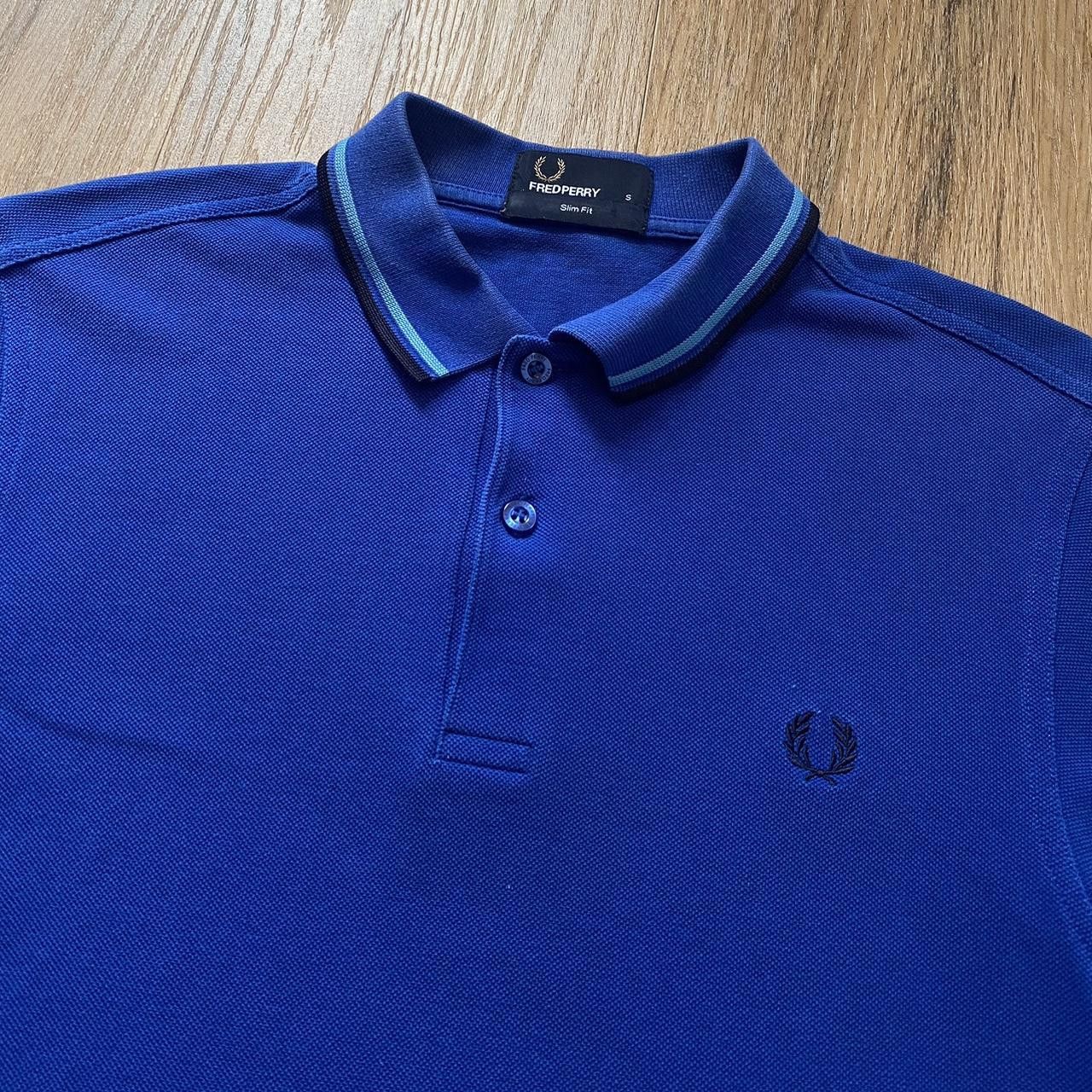 Fred Perry Fred Perry blue polo shirt Casual Football Elegant Size US S / EU 44-46 / 1 - 3 Thumbnail