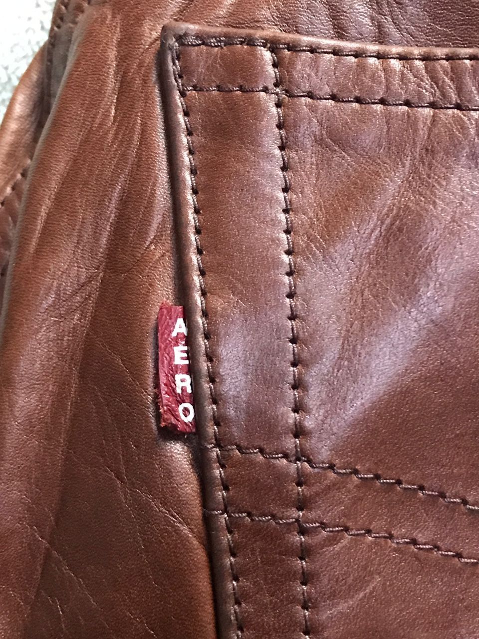 Aero Leathers × Vintage Aero Leather Horsehide Leather Pants Size US 29 - 3 Thumbnail