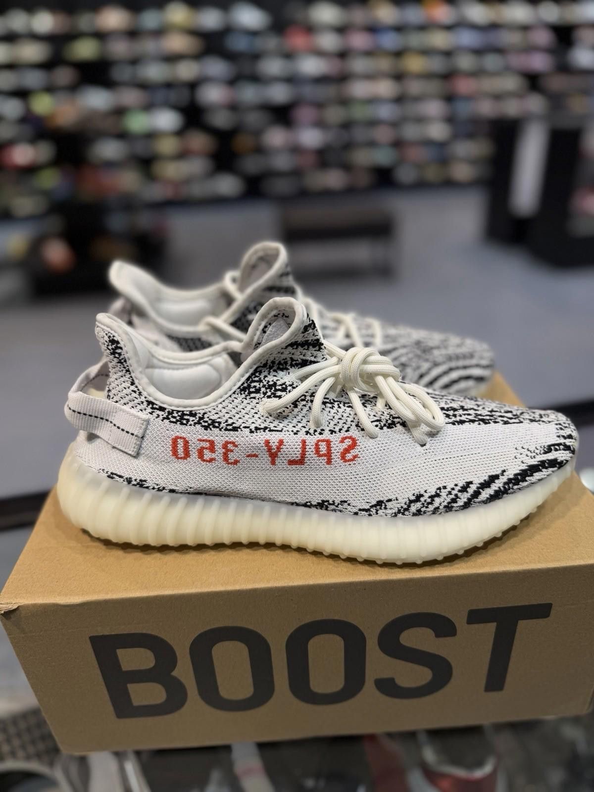 Adidas Size 10.5 - adidas Yeezy Boost 350 V2 Low Zebra Size US 10.5 / EU 43-44 - 1 Thumbnail