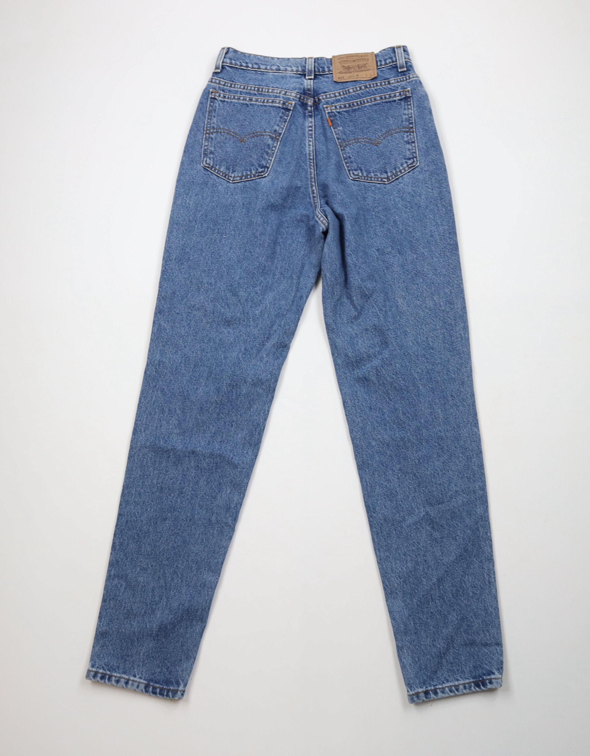 Levi's × Vintage Vintage 90s Levis 912 Orange Tab Denim Jeans Blue USA Size 34" / US 12 / IT 48 - 8 Thumbnail