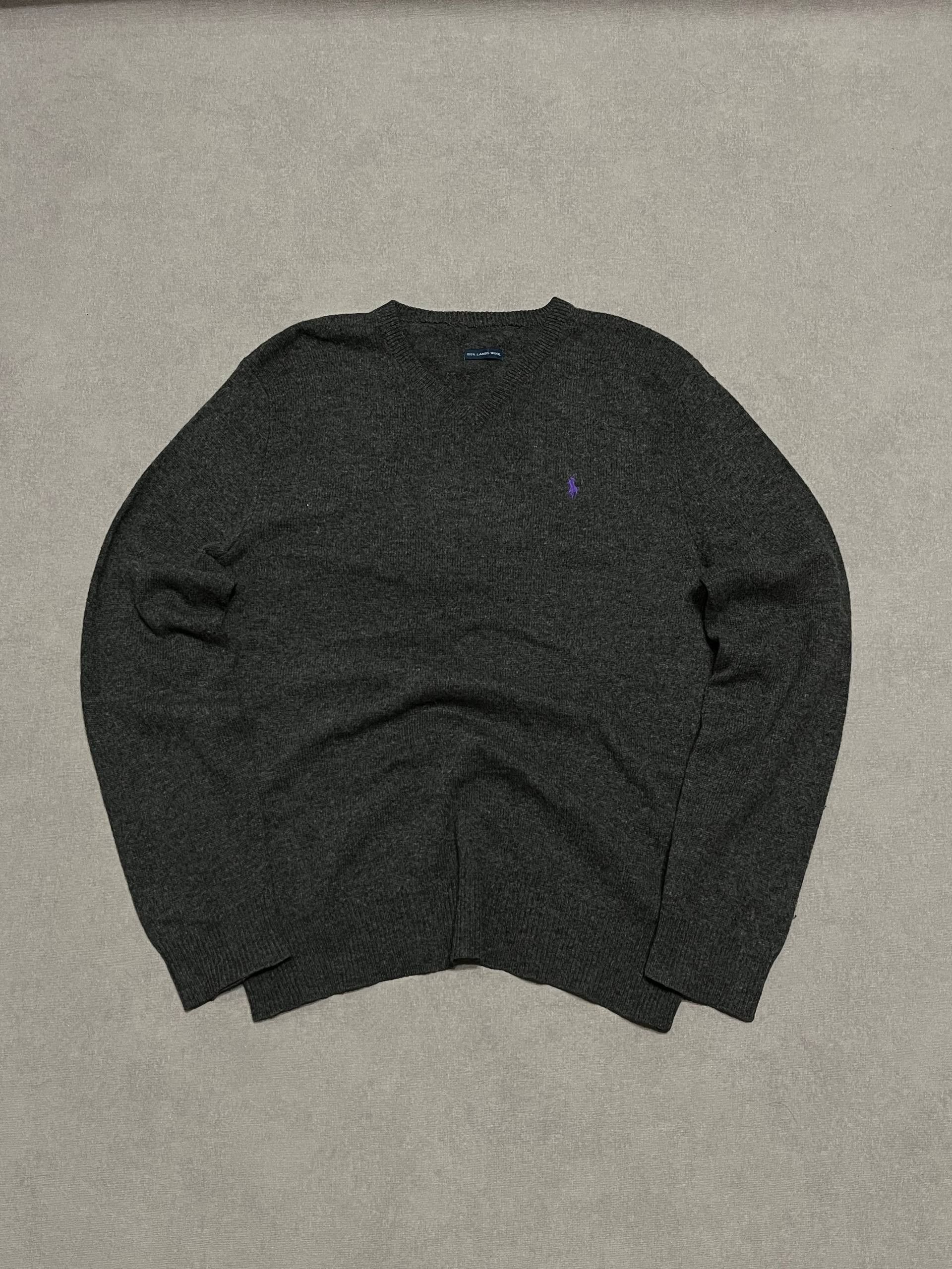 Polo Ralph Lauren Polo Ralph Lauren Mens Wool Sweater Pullover Jumper V - Neck Size US L / EU 52-54 / 3 - 1 Thumbnail
