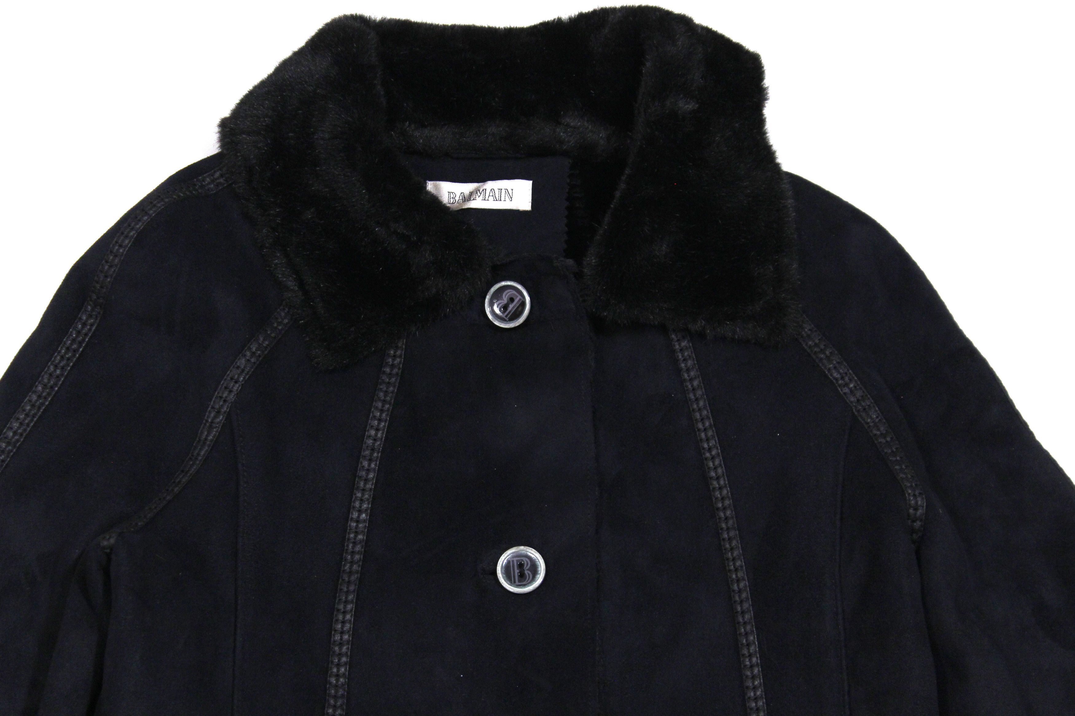Balmain 90S Overcoat Vintage Size M / US 6-8 / IT 42-44 - 4 Thumbnail