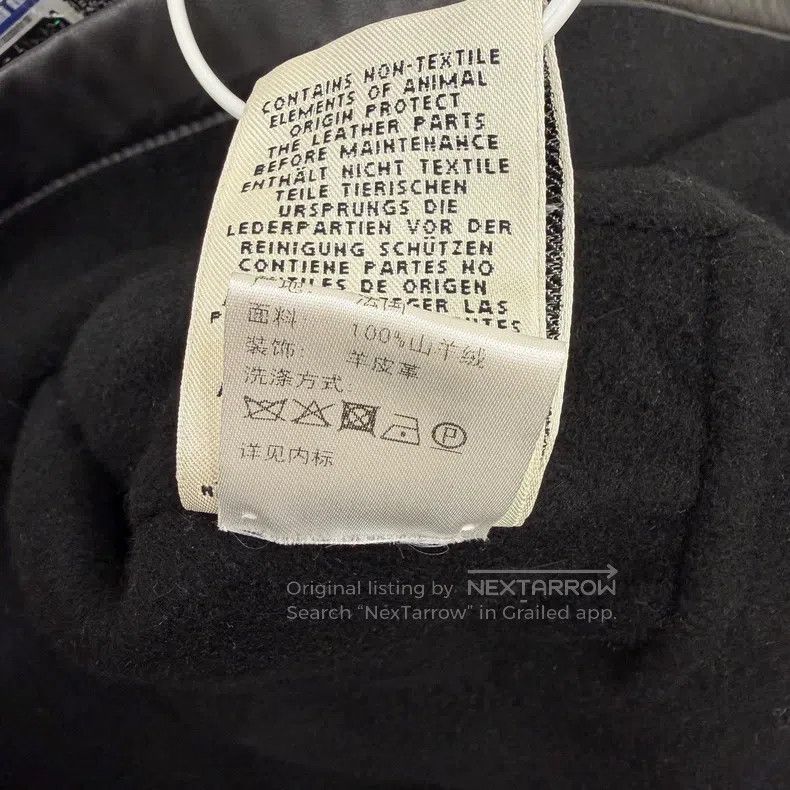 Hermes Hermes Black Leather Trimmed Mid-Length Cashmere Belted Co Size XS / US 0-2 / IT 36-38 - 6 Thumbnail