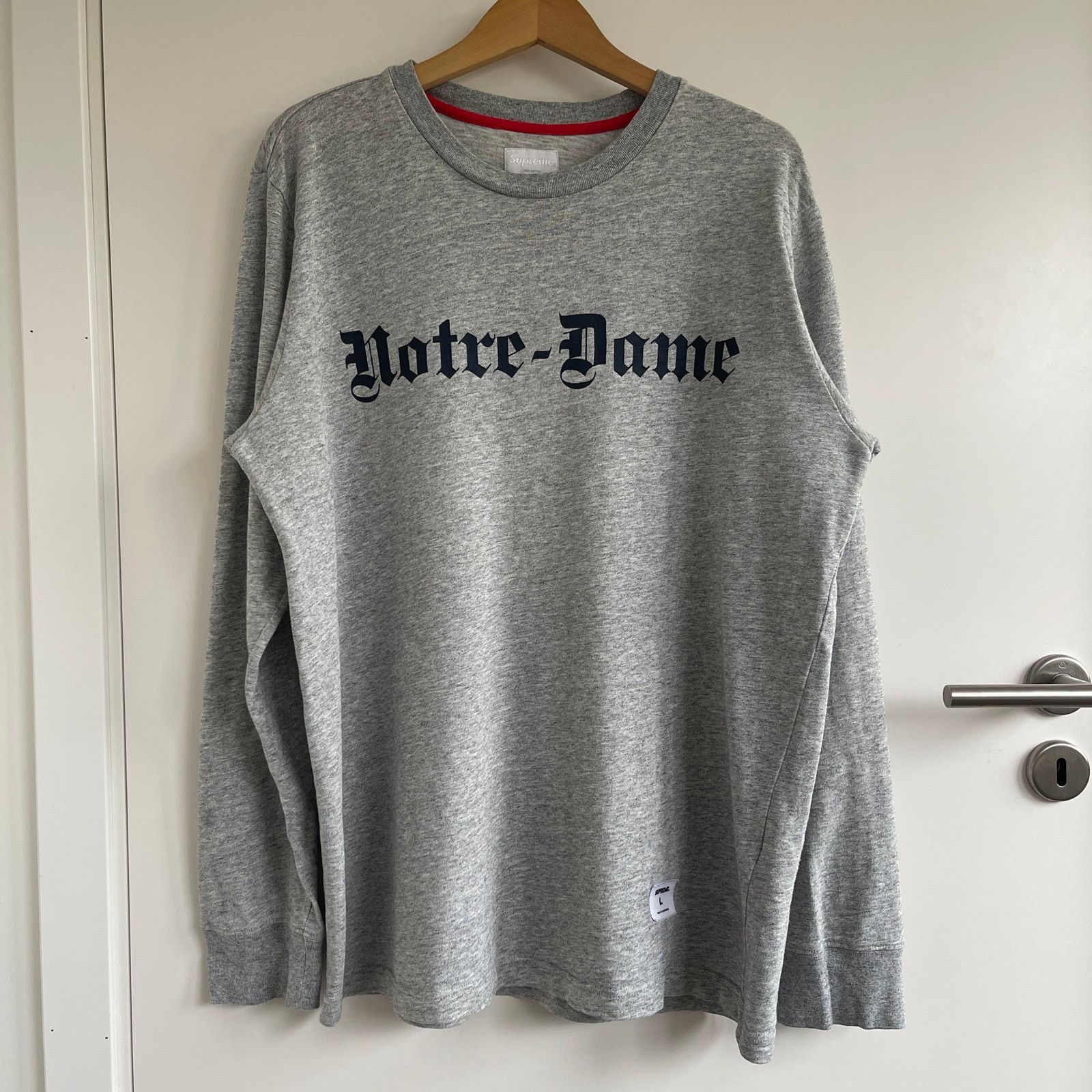 Supreme Supreme SS2015 Notre-Dame LS Top Size US L / EU 52-54 / 3 - 1 Thumbnail