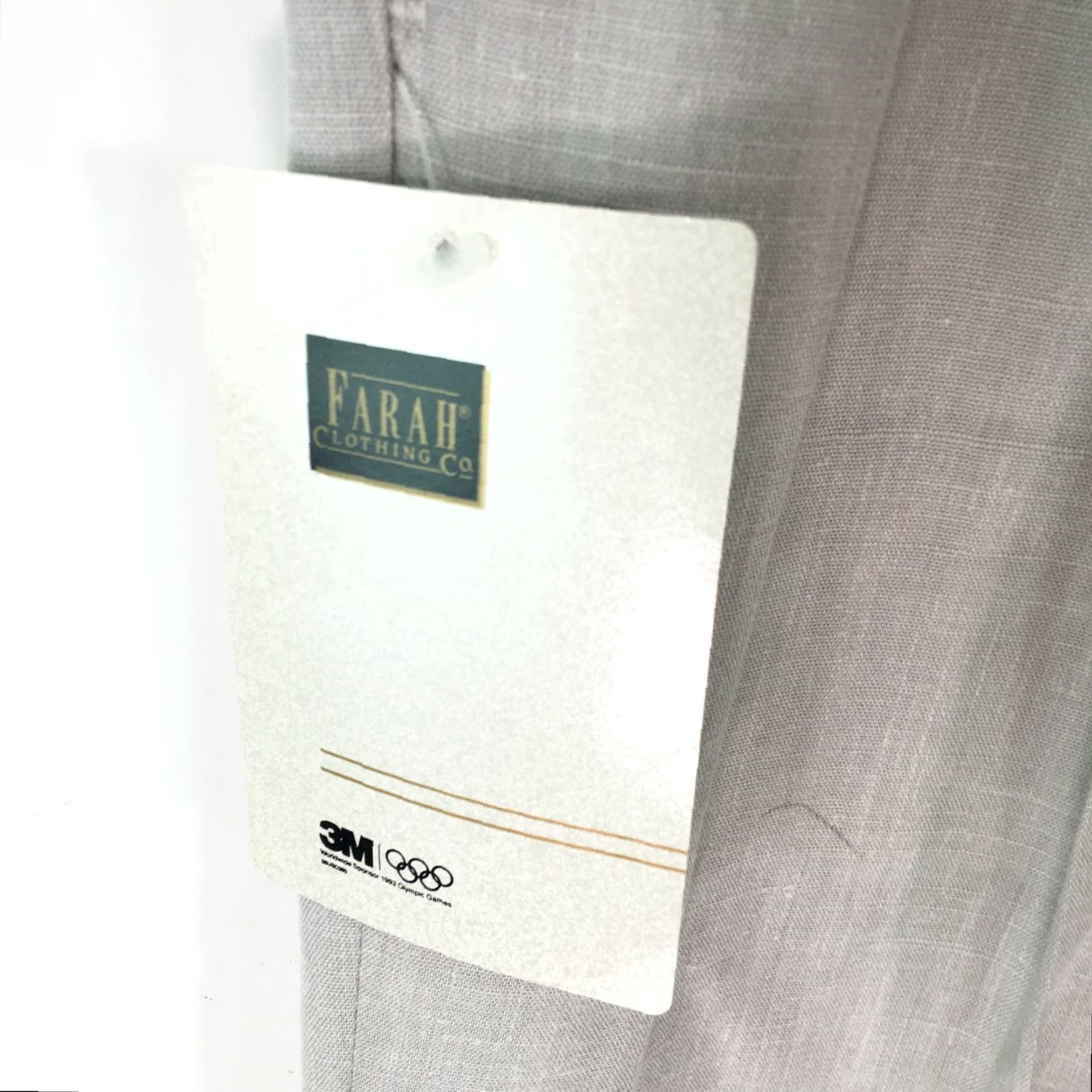 Farah Farah Brand Farah Clothing Co Mens Dress Pants Size 34 X32 Beige Regular Rise High Flat Front Cords Straight Pants Size US 34 / EU 50 - 7 Thumbnail