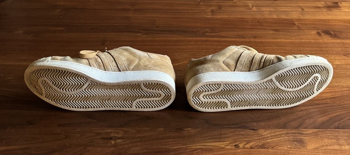 Adidas Adidas Superstar Light Brown Suede Size US 11.5 / EU 44-45 - 5 Thumbnail