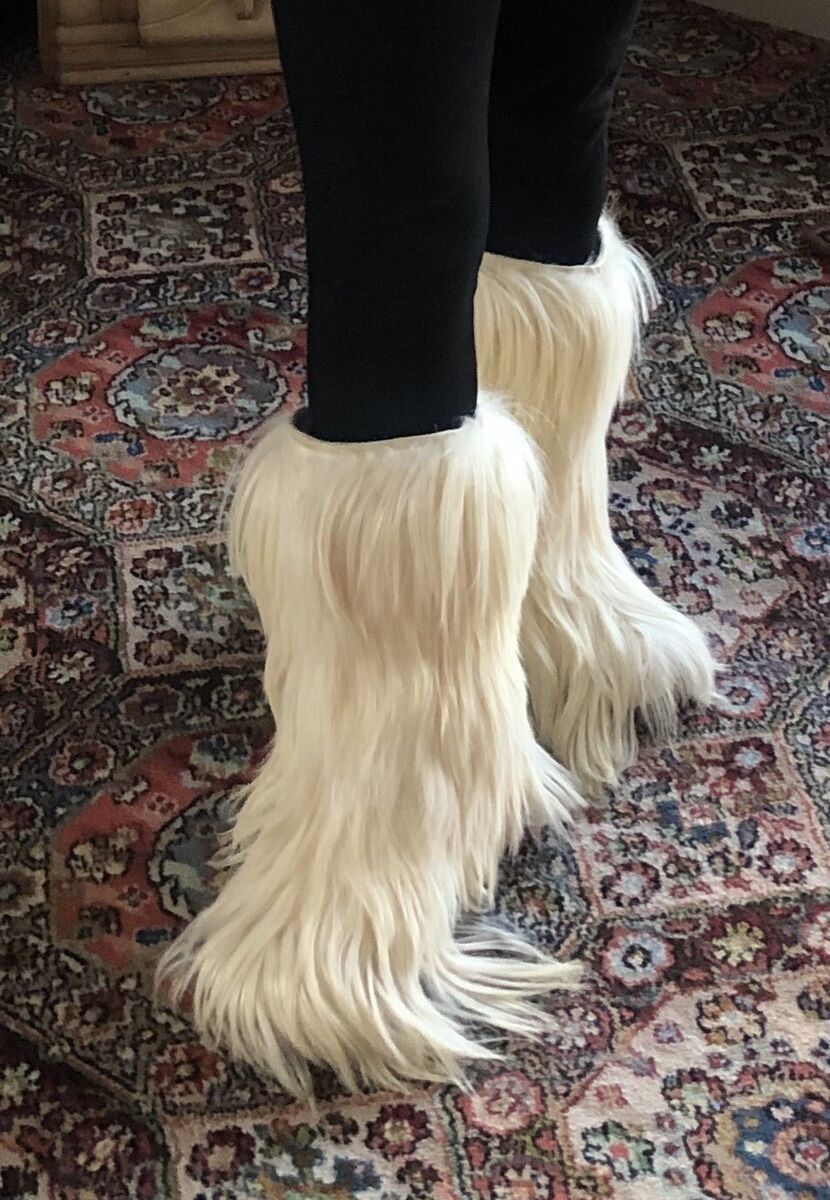 Vintage vintage avantgarde fur ski YeTi boots Oscar sport Size US 8.5 / IT 38.5 - 9 Thumbnail