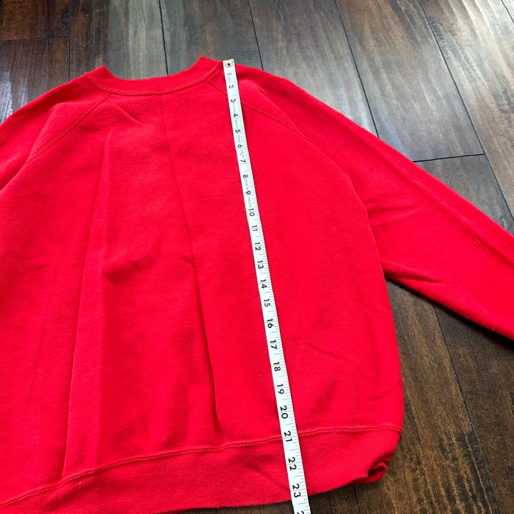 Vintage VINTAGE Casual Wear Sweatshirt Shirt Men L Red Graphic Print 1960s 60s 70s All Seasons Autumn Winter Fall Spring USA Red Mens"} Size US L / EU 52-54 / 3 - 6 Thumbnail