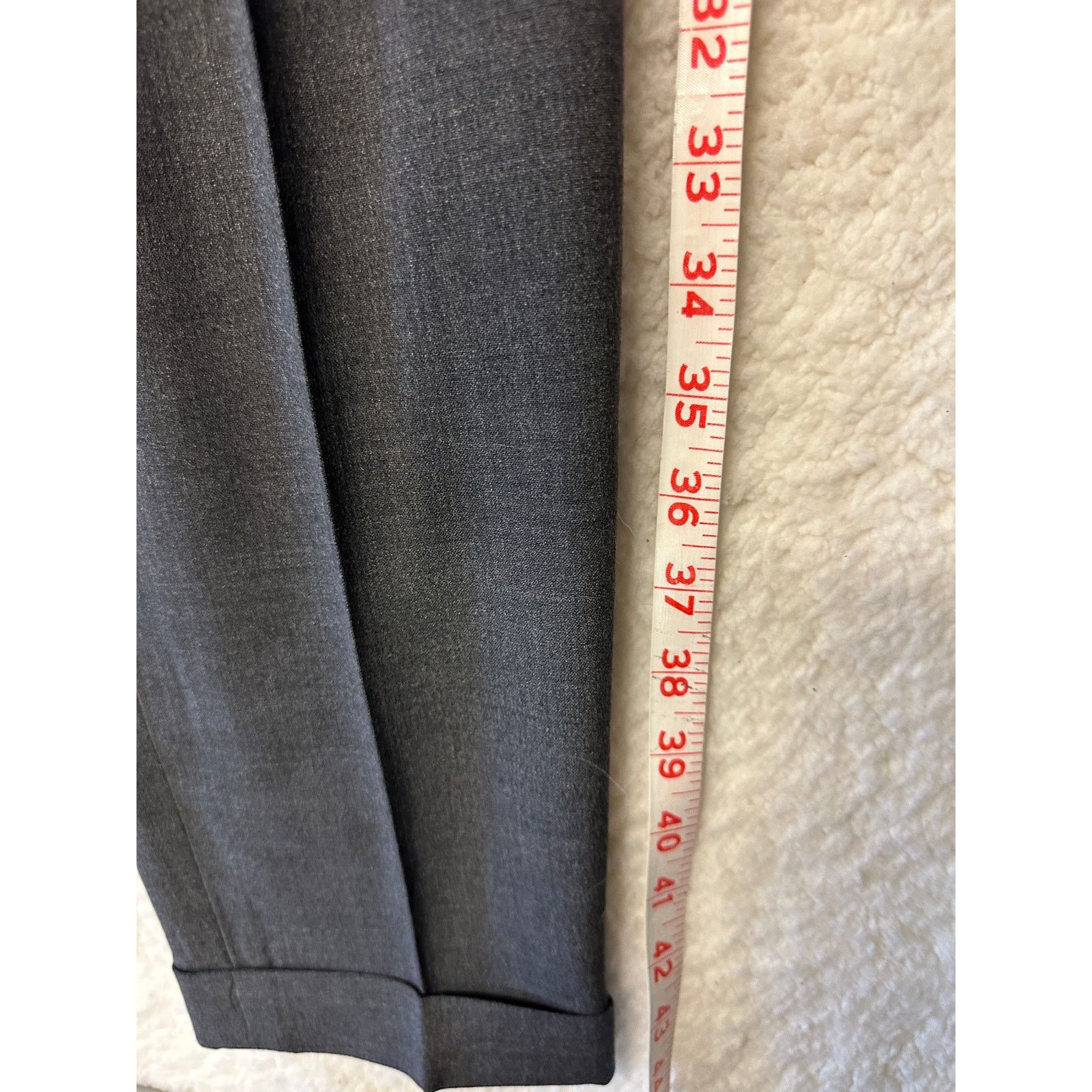 Ralph Lauren Vintage Ralph Lauren Purple Label Wool Gray Pants Size 4 Size 27" / US 4 / IT 40 - 6 Thumbnail