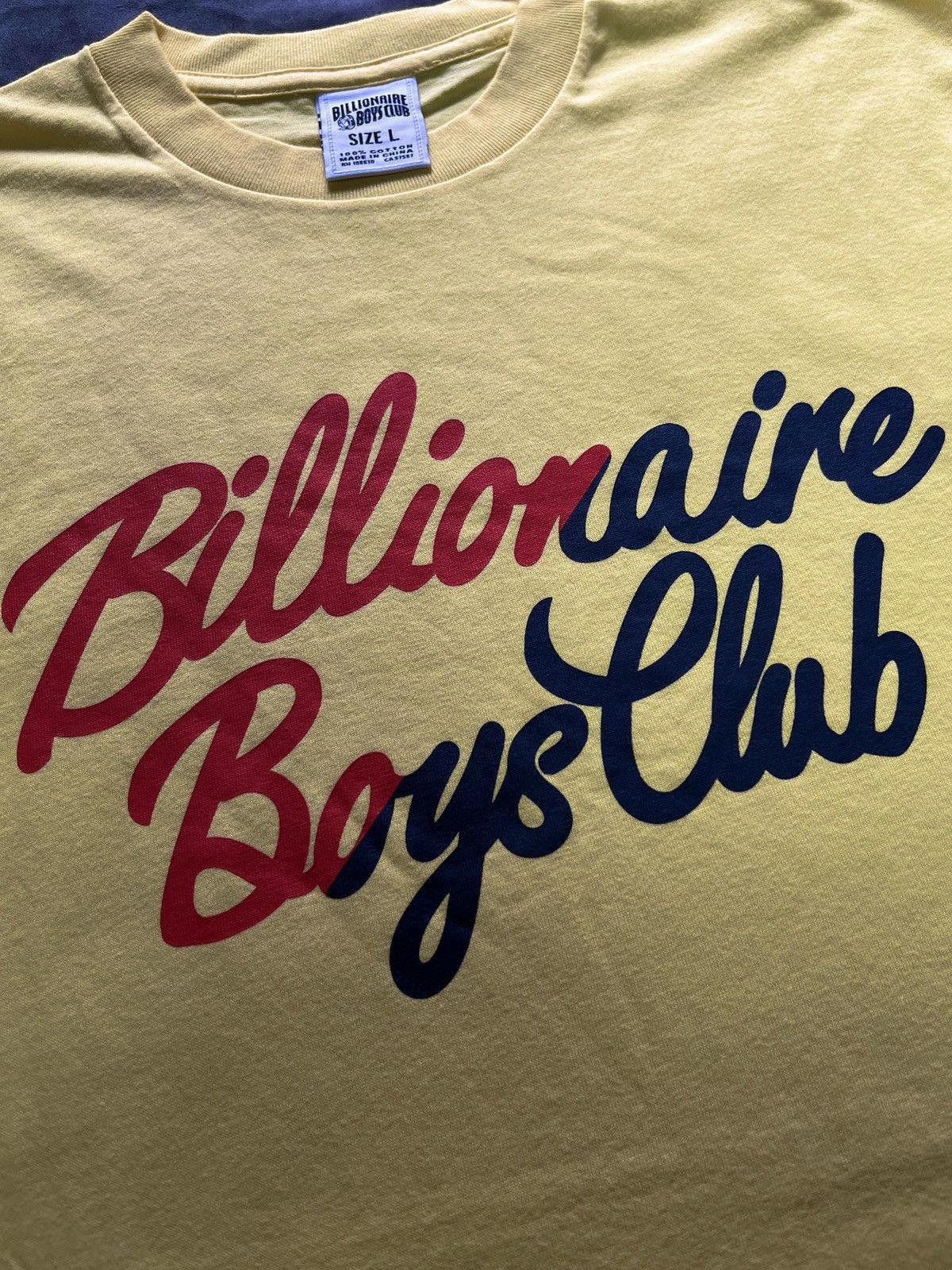 Billionaire Boys Club Rare Billionaire Boys Club BBC Flip Script T-Shirt Yellow L Size US L / EU 52-54 / 3 - 4 Thumbnail