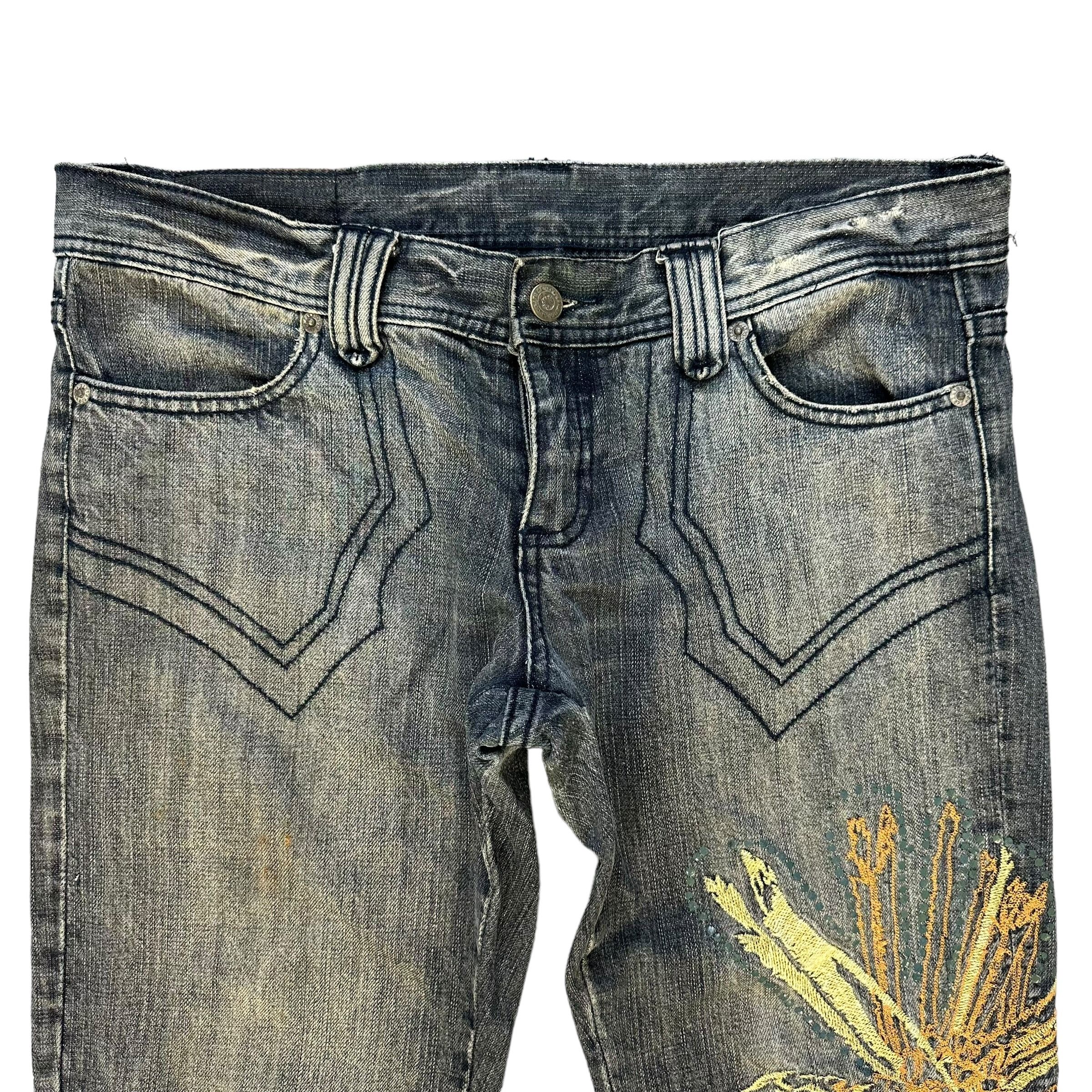 Japanese Brand TORNADO MART Very Nice Design Jeans Denim Pant #A44-1018 Size 33" - 2 Thumbnail