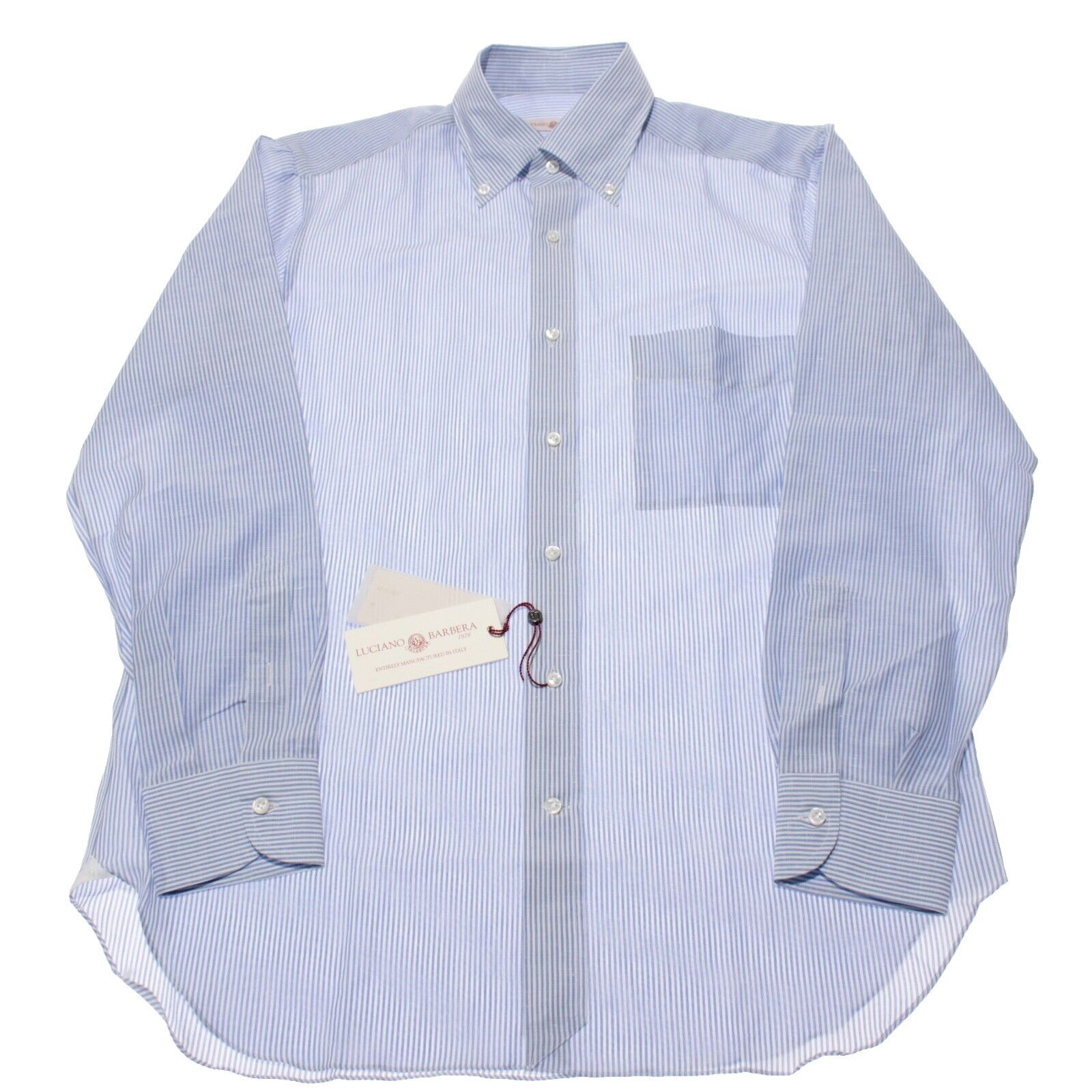 Luciano Barbera Luciano Barbera New with tags Shirt Size M US In Blue Size US M / EU 48-50 / 2 - 3 Thumbnail