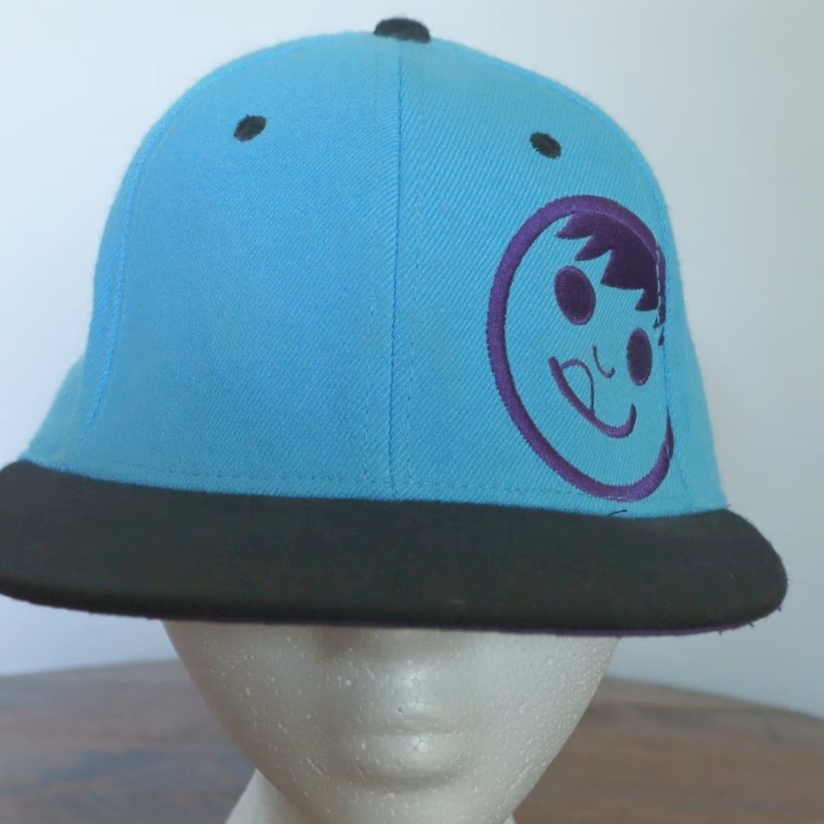 Vintage Neff Skater Blue Twill Baseball Flexfit Hat Men's L/XL Size ONE SIZE - 2 Thumbnail