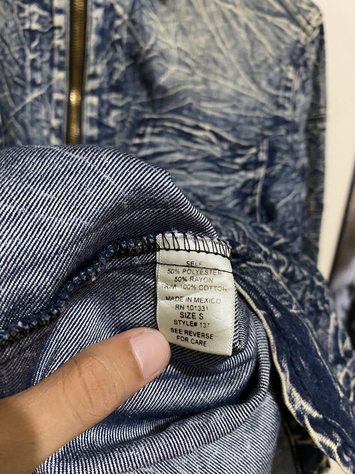 Homme + Femme La × If Six Was Nine × Japanese Brand Homme + Femme Zipper Jean Jacket If Six Was Nine Style Size US M / EU 48-50 / 2 - 7 Thumbnail