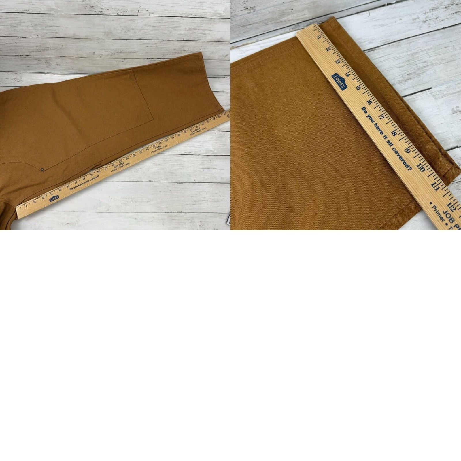 Carhartt VINTAGE Carhartt Work Pants 50x30 Brown Canvas Mens Carpenter Loose Fit Casual Workwear Size US 34 / EU 50 - 8 Thumbnail