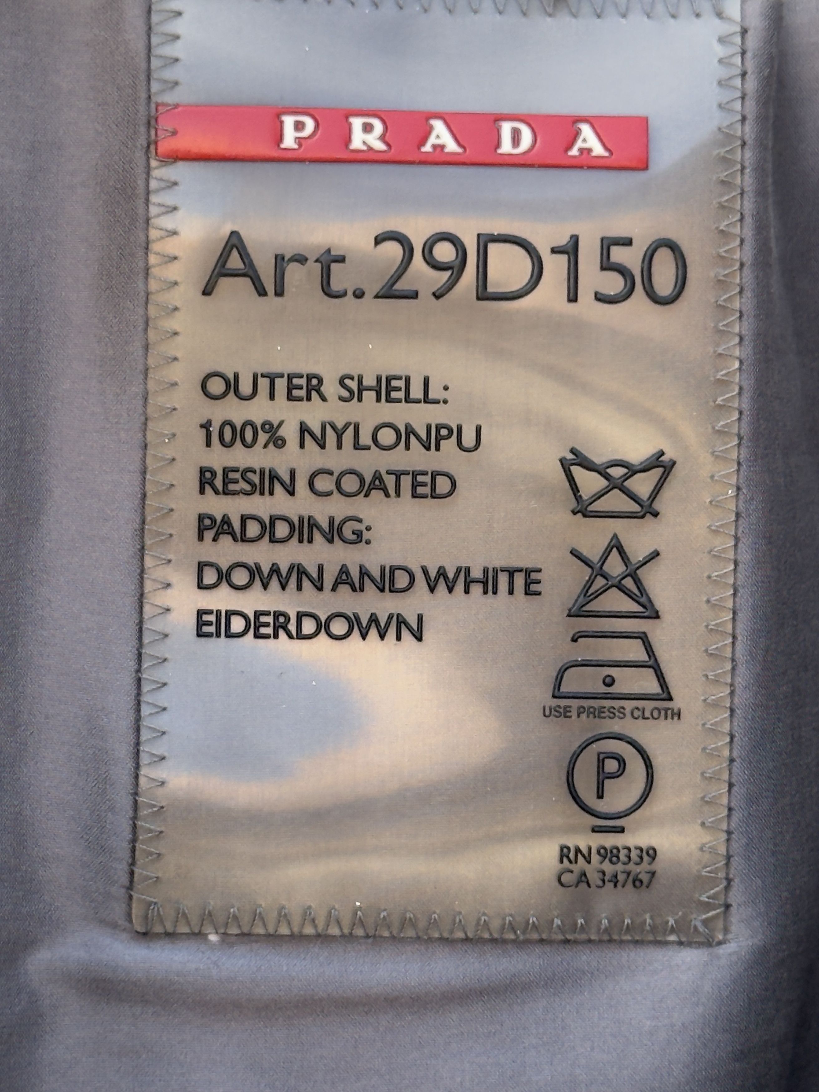 Prada 🔥 Prada puffer down jacket puffer size 46it Size L / US 10 / IT 46 - 11 Thumbnail