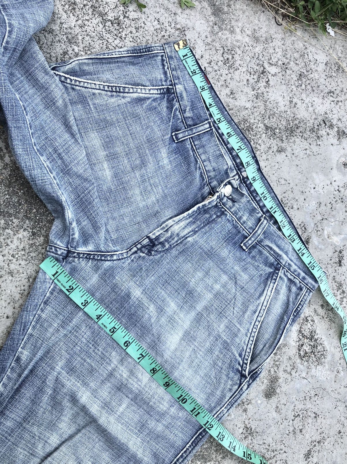 Vintage FLARED⚡️VINTAGE 7 FOL ALL MANKIND DISTRESSED DENIM Size US 32 / EU 48 - 10 Thumbnail