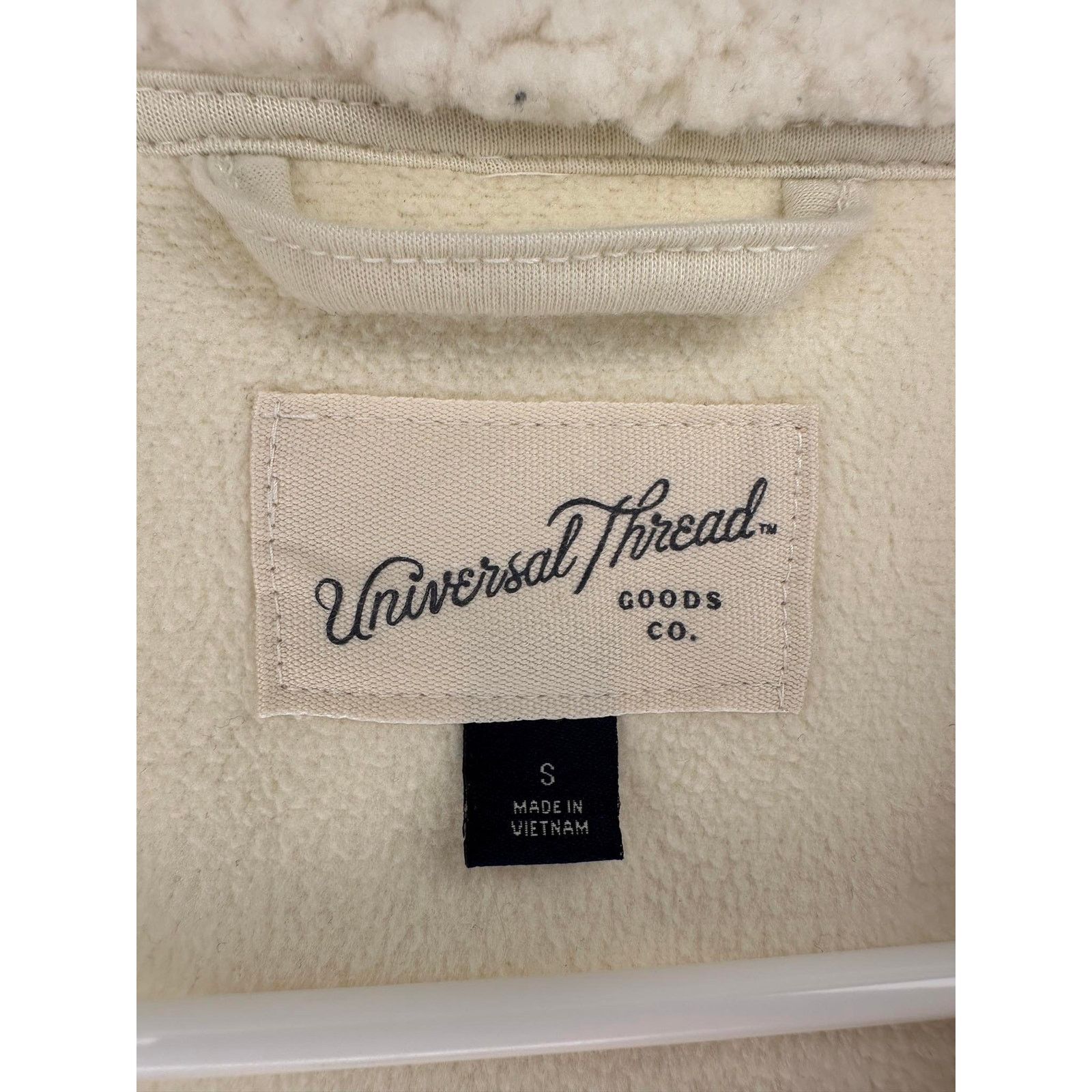 Other Universal Threads Sherpa Anorak Jacket White Women's Size S Size S / US 4 / IT 40 - 6 Thumbnail